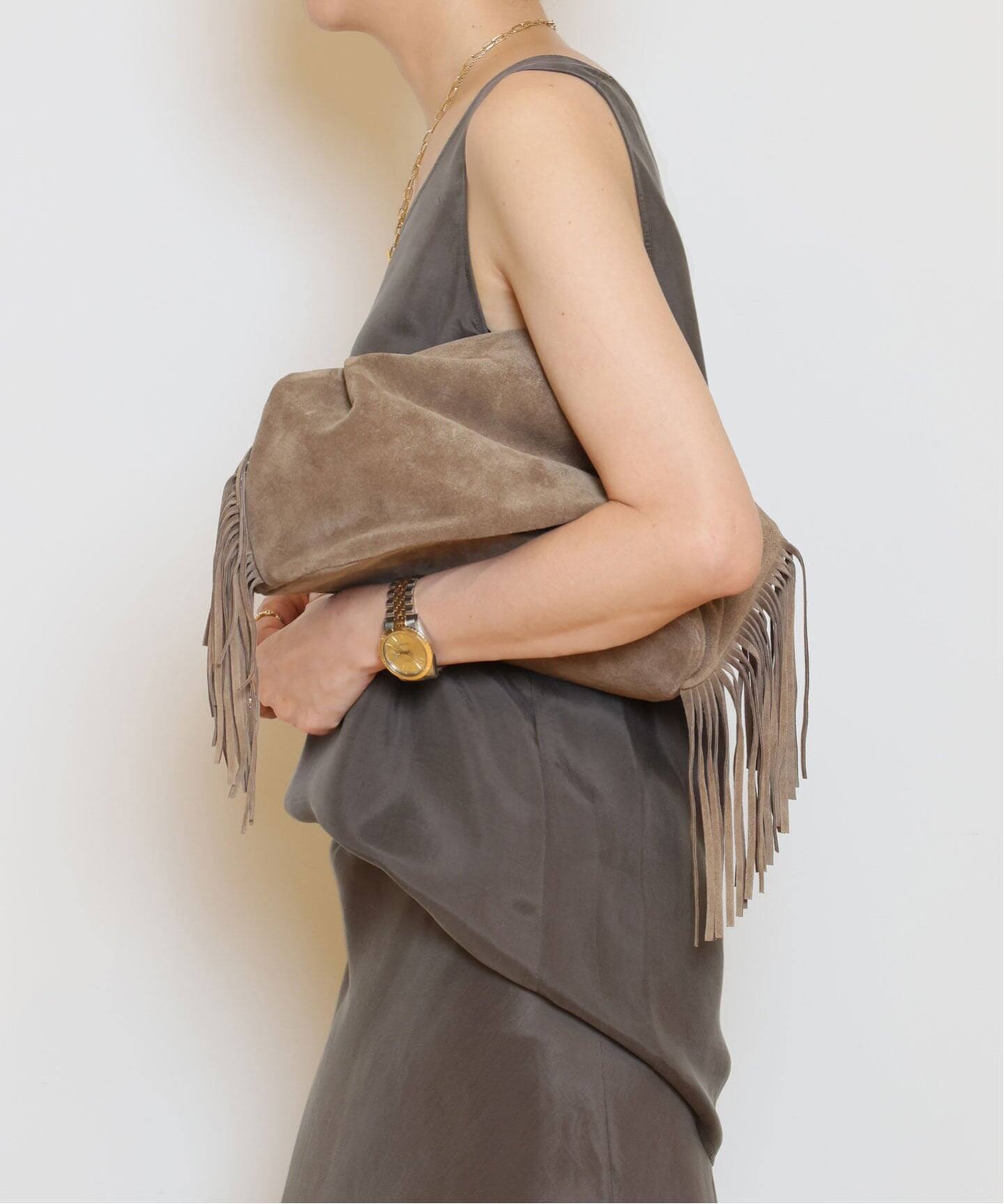 Deuxieme Classe *Cupro ノースリーブ ブラウス
