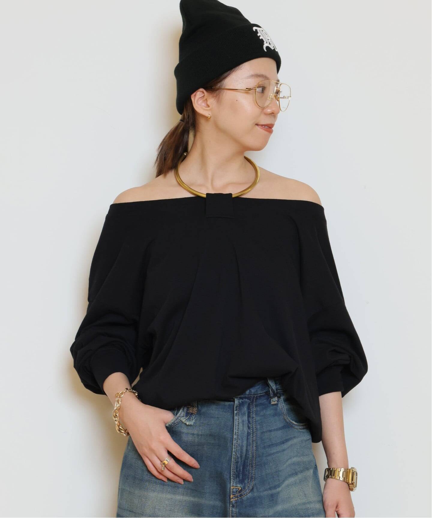 DARKPARK/ダークパーク】ERIN-NECKLACE OFF-SHOULDER トップス（その他 
