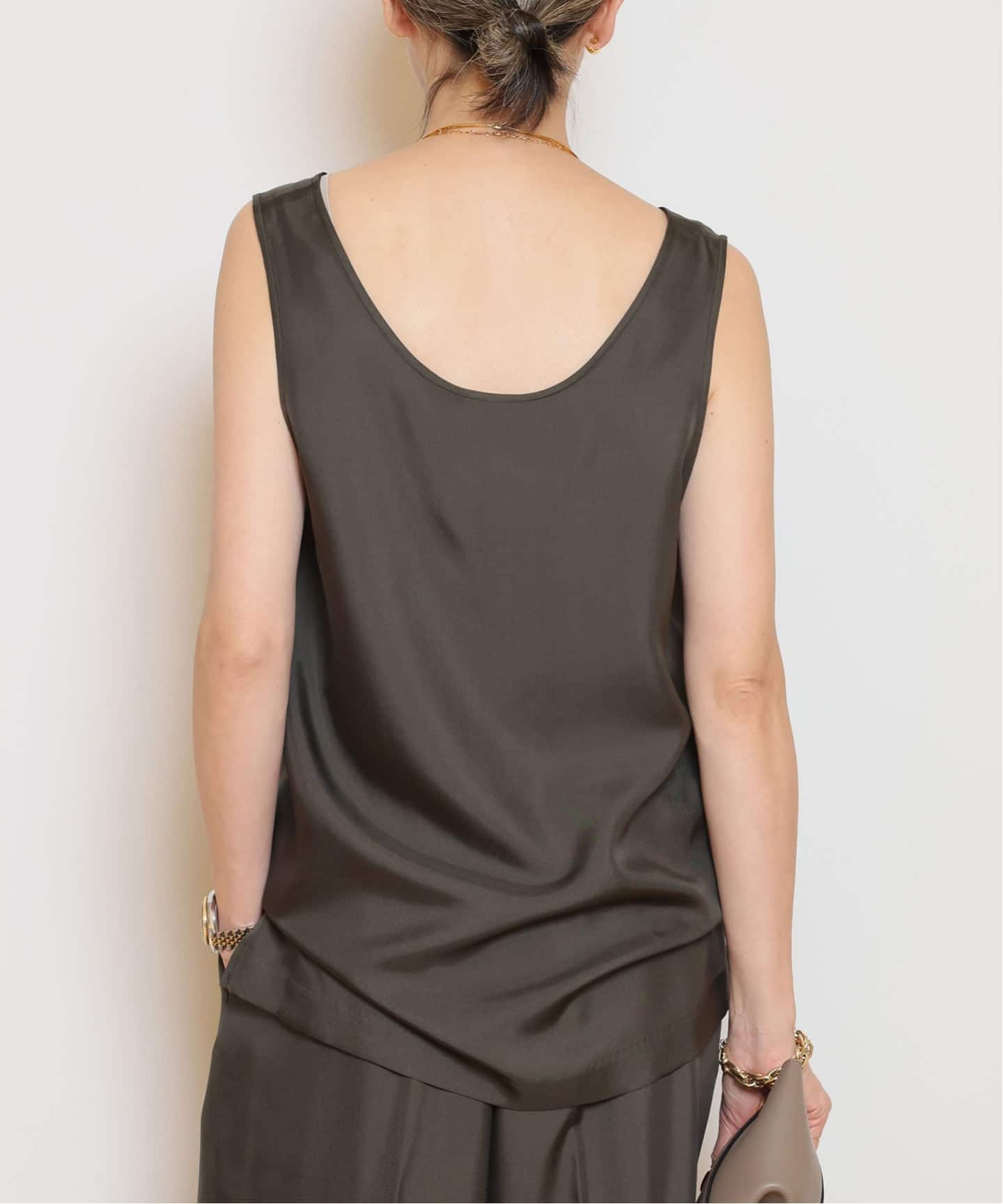 Raspail/ラスパイユ】SILK SLEEVELESS ブラウス（シャツ／ブラウス