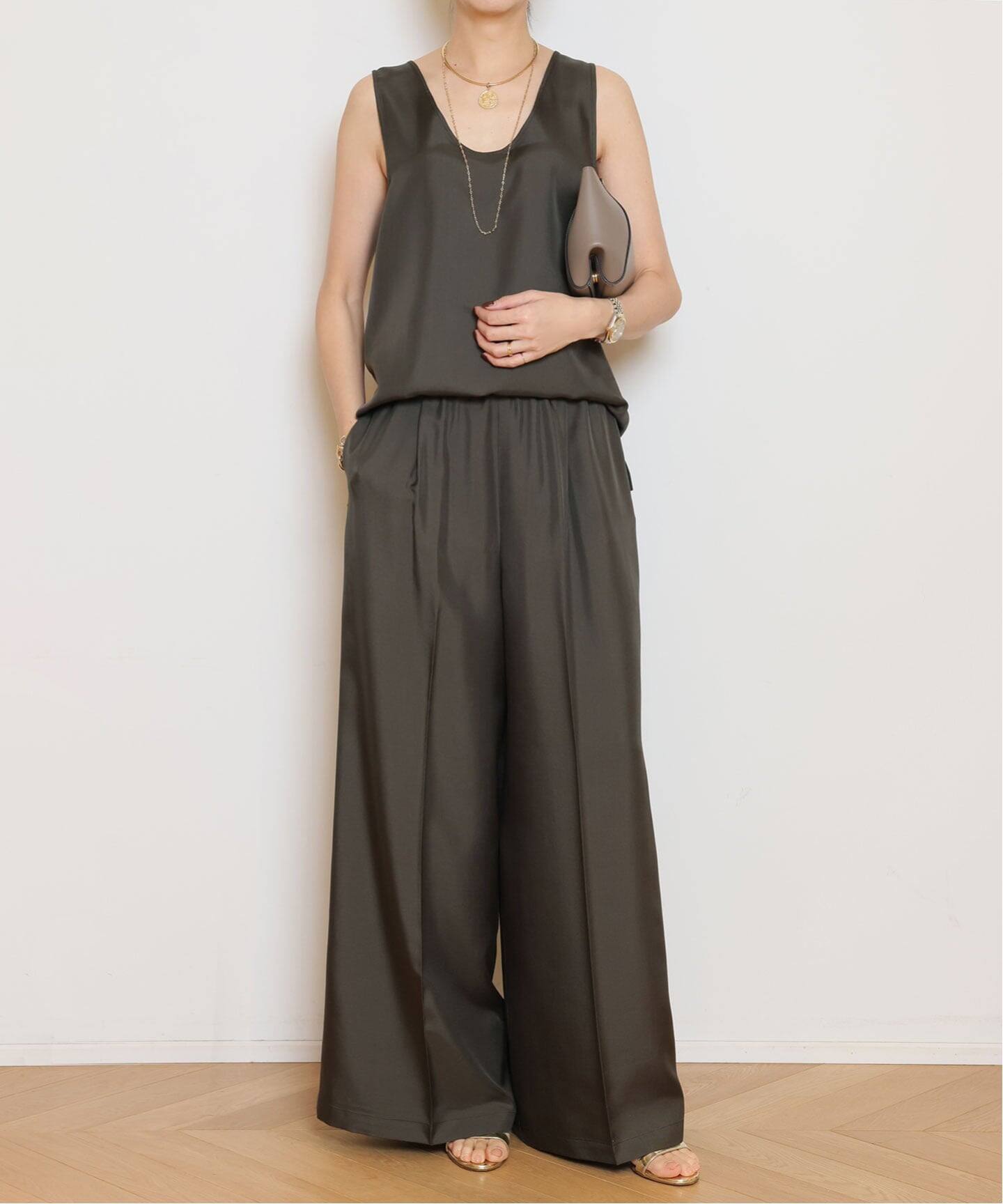 Raspail/ラスパイユ】SILK SLEEVELESS ブラウス（シャツ／ブラウス 