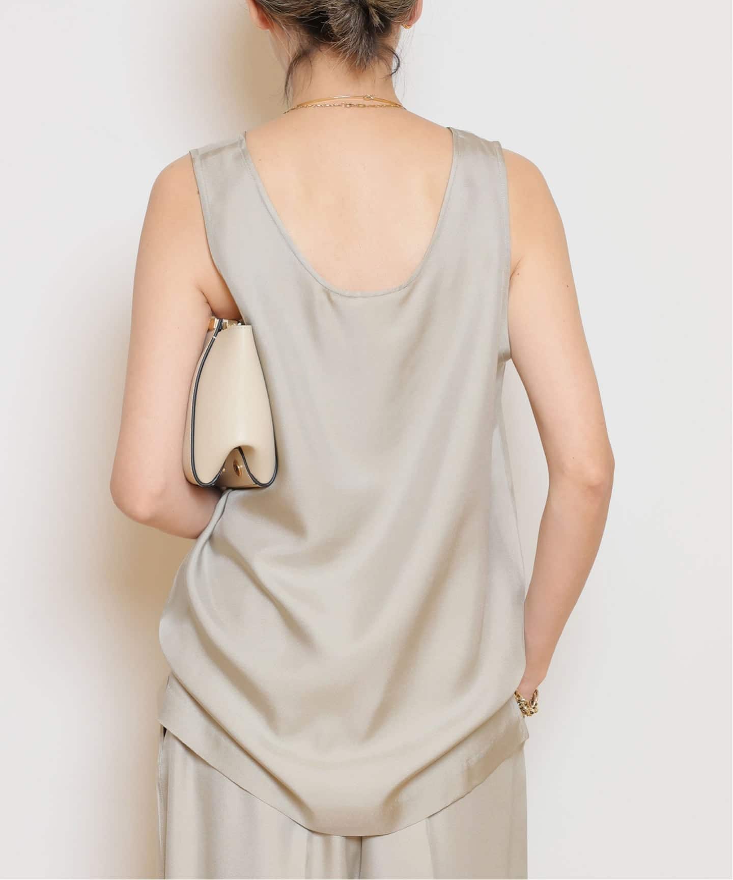 Raspail/ラスパイユ】SILK SLEEVELESS ブラウス（シャツ／ブラウス