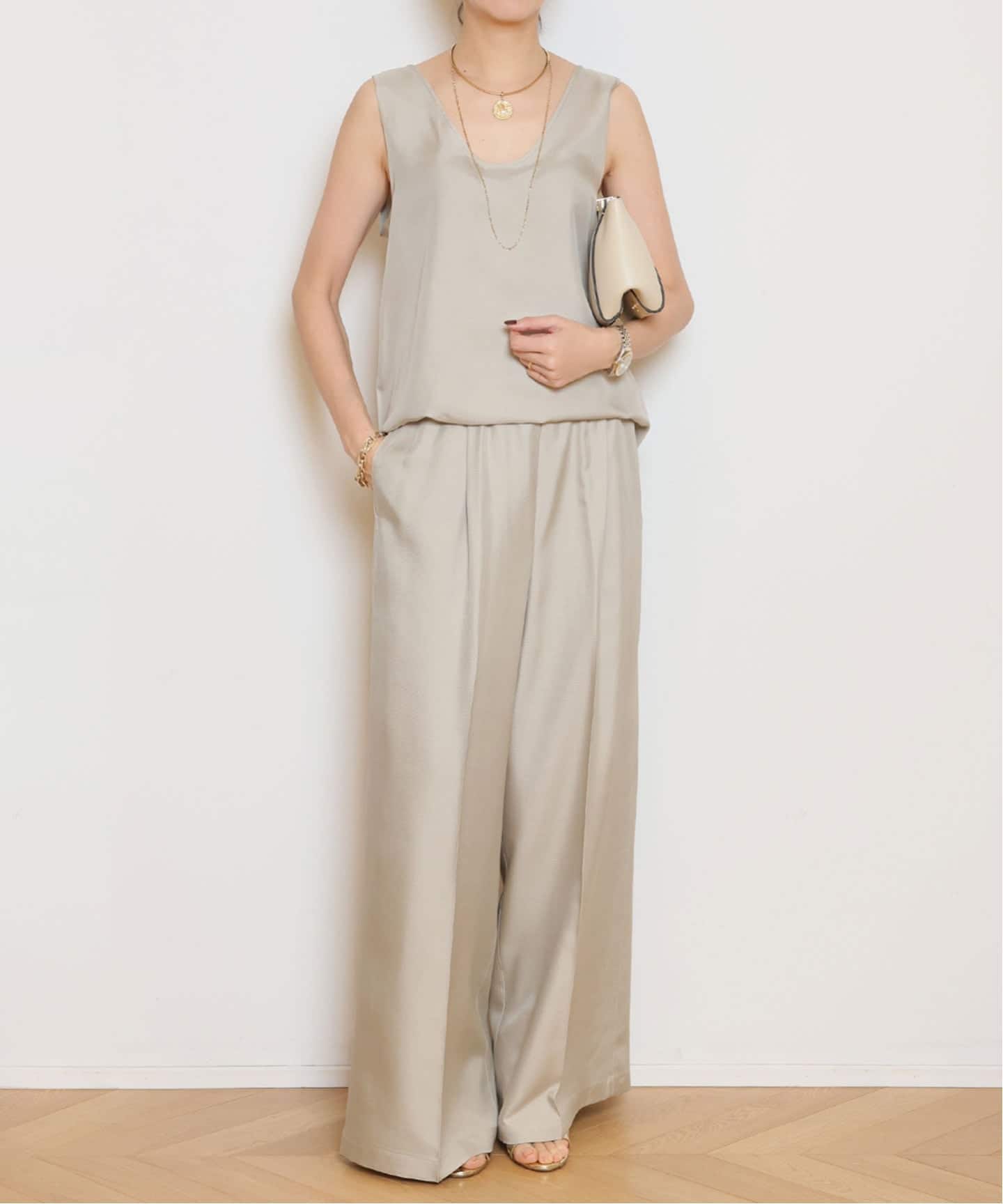 Raspail/ラスパイユ】SILK SLEEVELESS ブラウス（シャツ／ブラウス