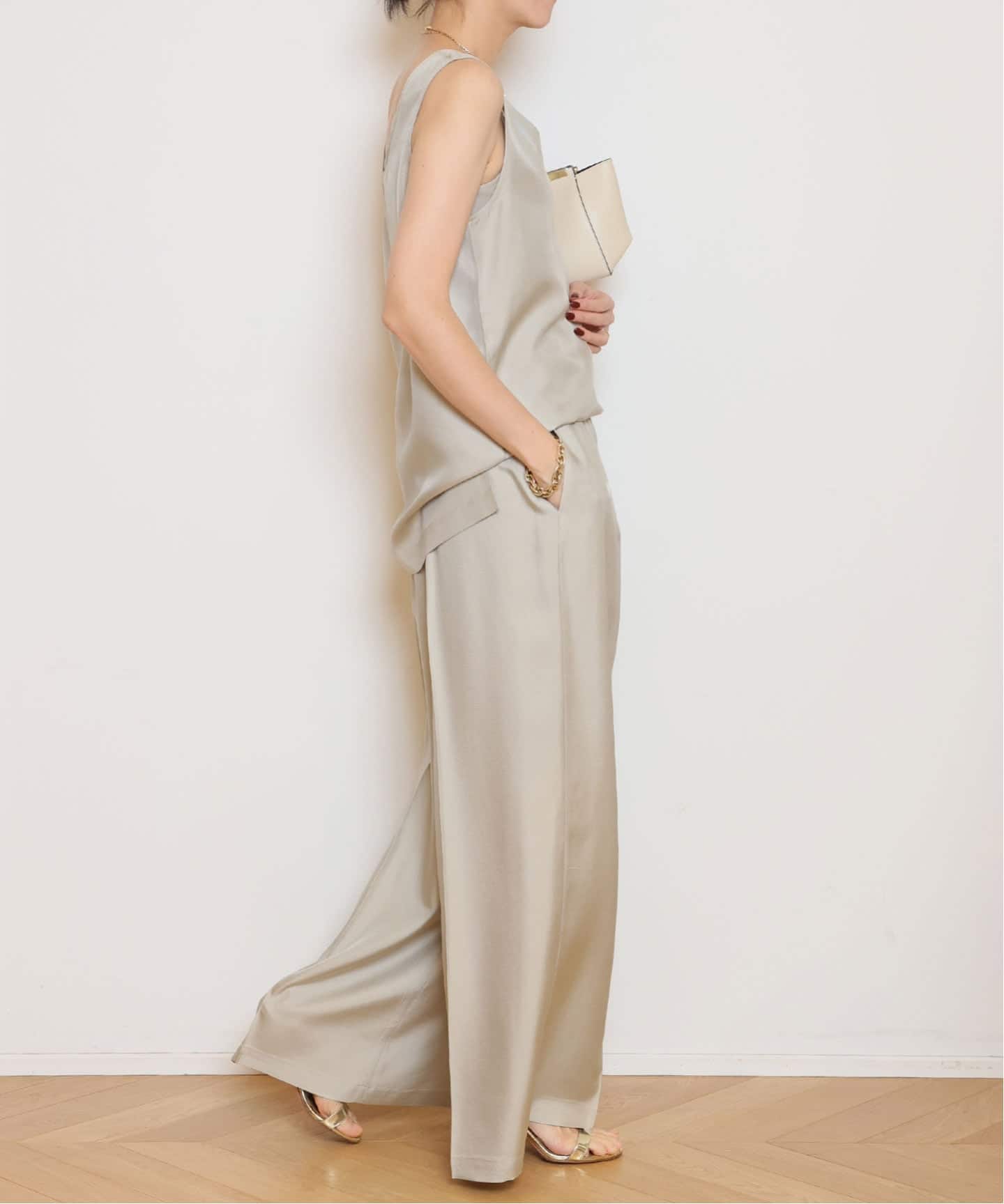 Raspail/ラスパイユ】SILK SLEEVELESS ブラウス（シャツ／ブラウス