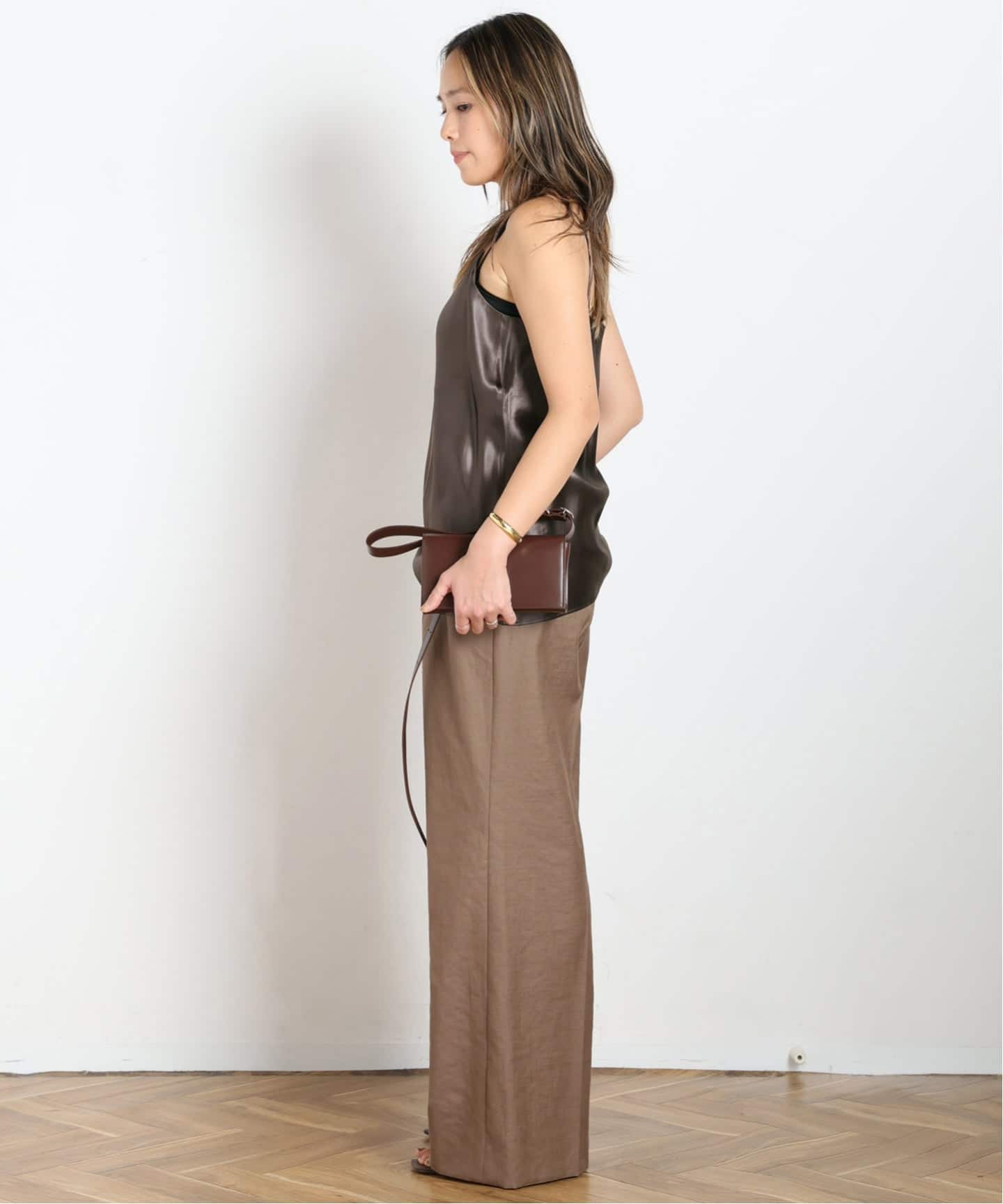 サテンキャミソール（シャツ／ブラウス）｜AP STUDIO（エーピー