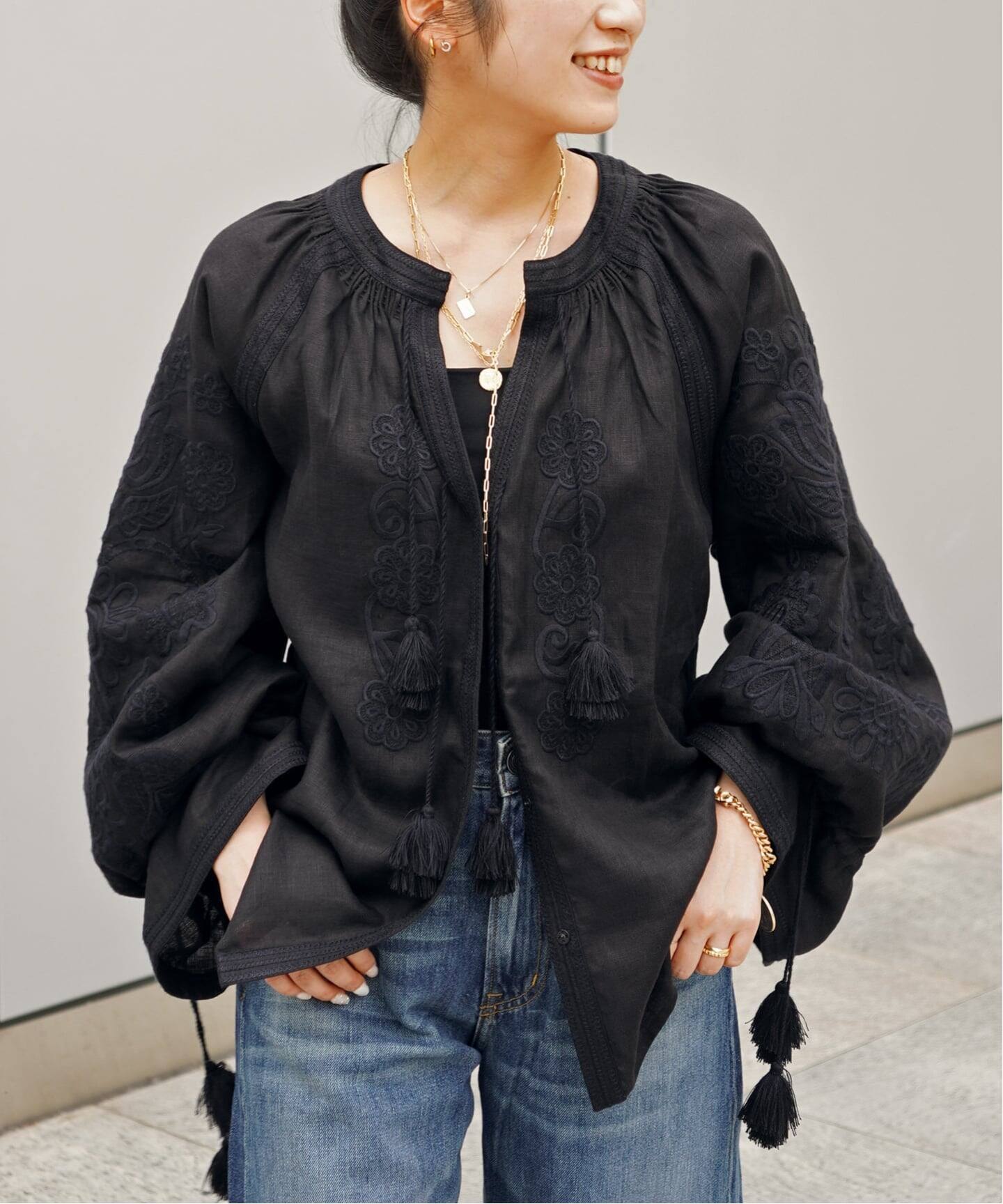 ANNABO/アンナボ】Pixel Rose Blouse（シャツ／ブラウス）｜AP STUDIO 