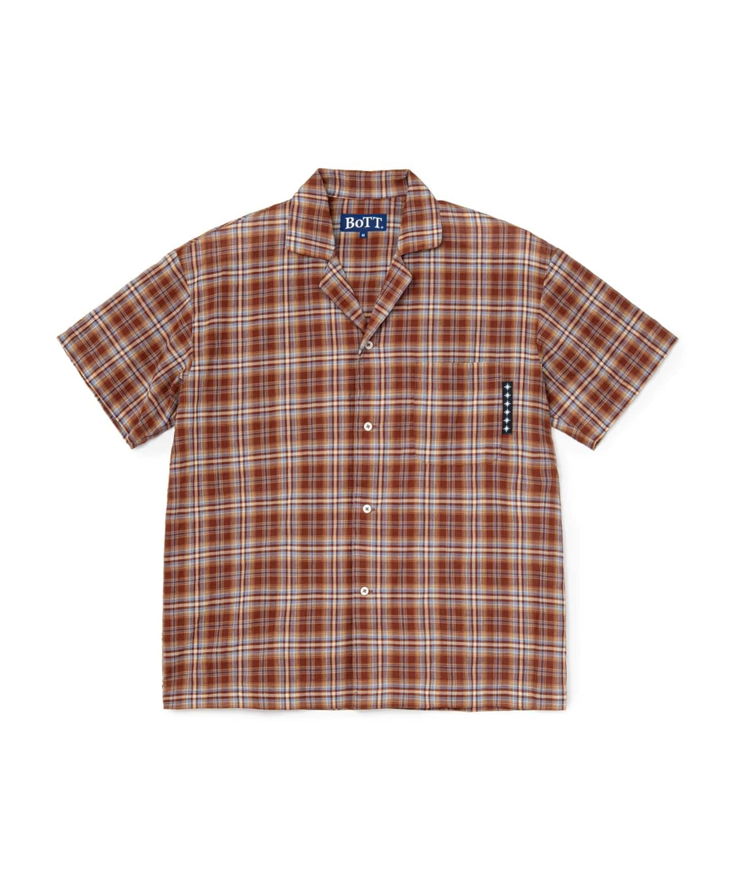 お*様 BoTT Gauze S/S Shirt Red BoTT / ボット Gauze S/S Shirt（シャツ／ブラウス）｜WISM（ウィズム