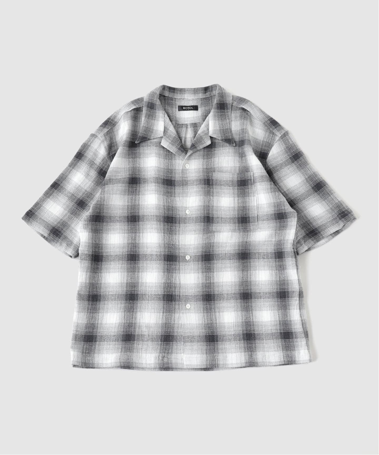 ROTOL / ロトル Dry Ombre Open Collar Shirt（シャツ／ブラウス
