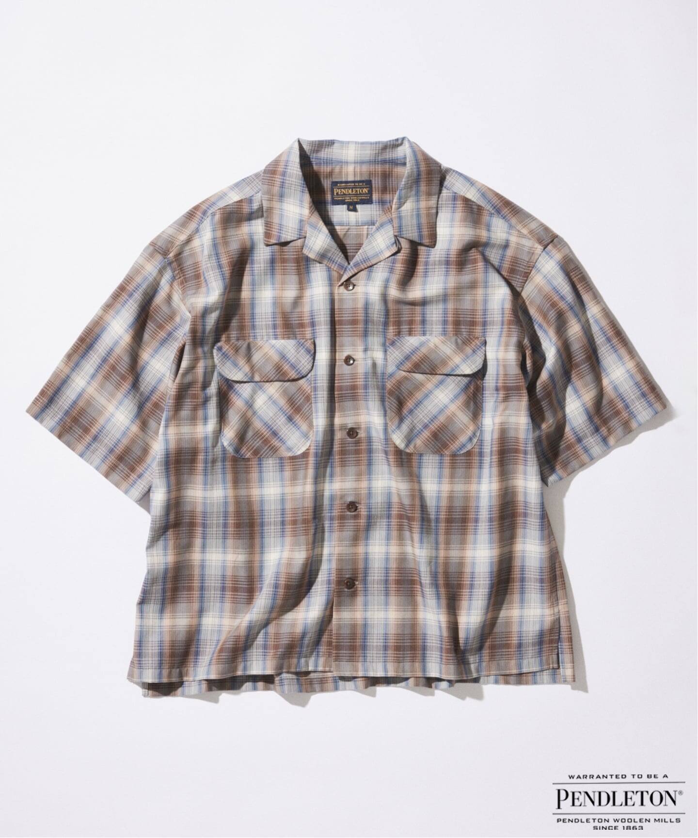 ペンドルトン PENDLETON / ペンドルトン 別注 TR ツイル 半袖 オープンカラーシャツ