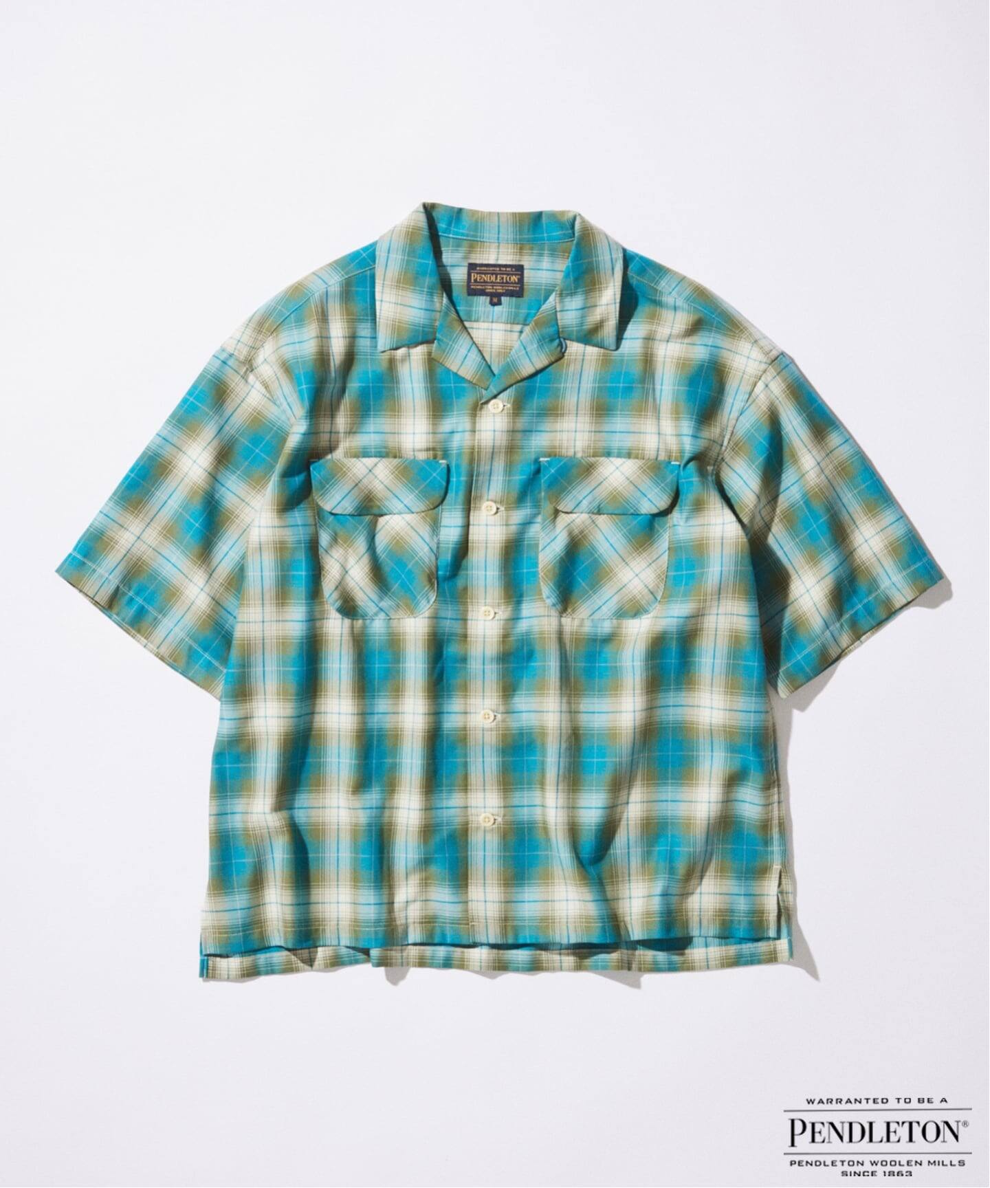 PENDLETON / ペンドルトン 別注 TR ツイル 半袖 オープンカラーシャツ