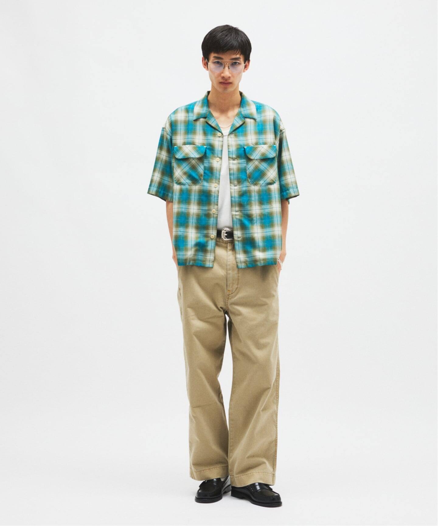 PENDLETON / ペンドルトン 別注 TR ツイル 半袖 オープンカラーシャツ