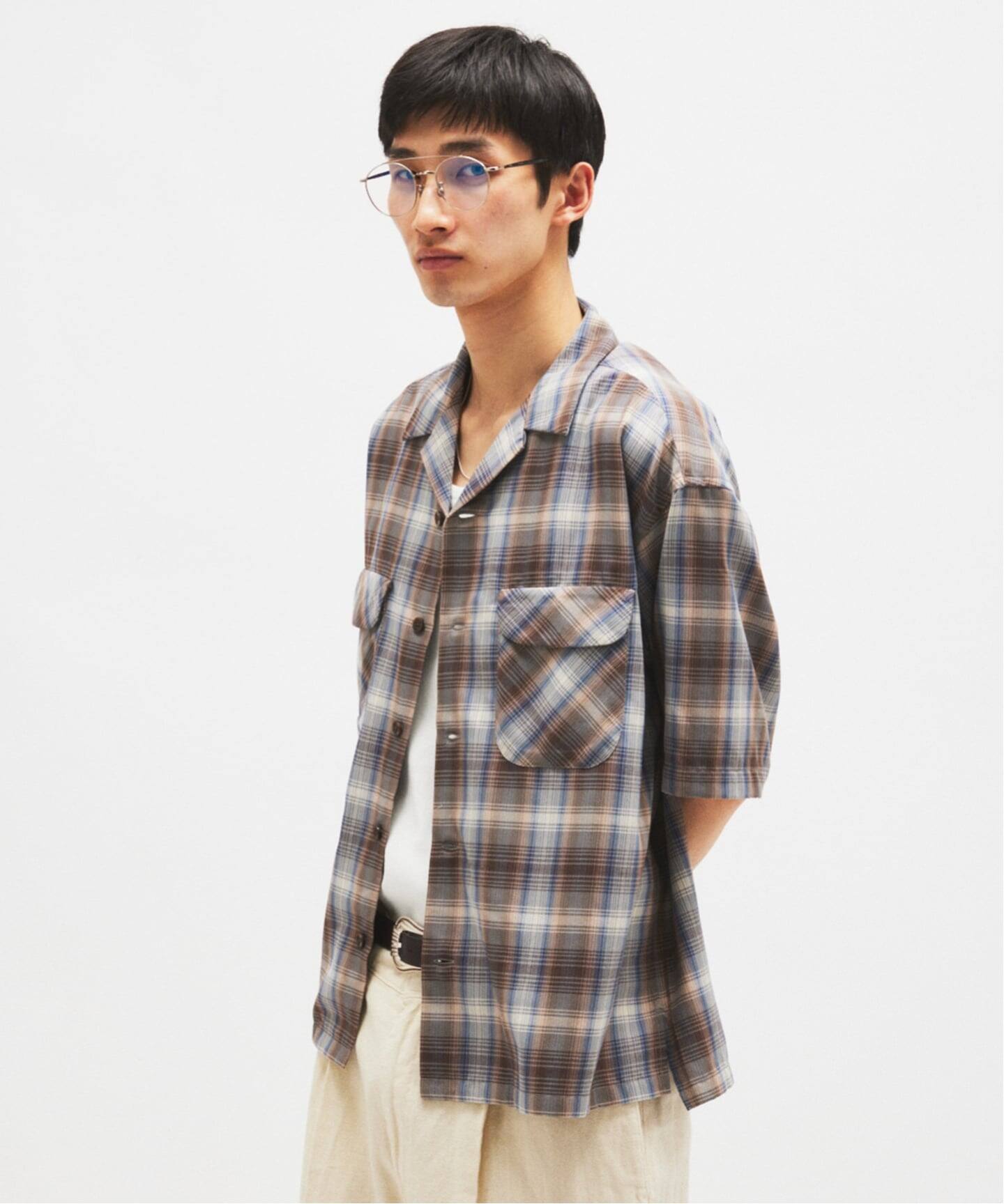 PENDLETON / ペンドルトン 別注 TR ツイル 半袖 オープンカラーシャツ