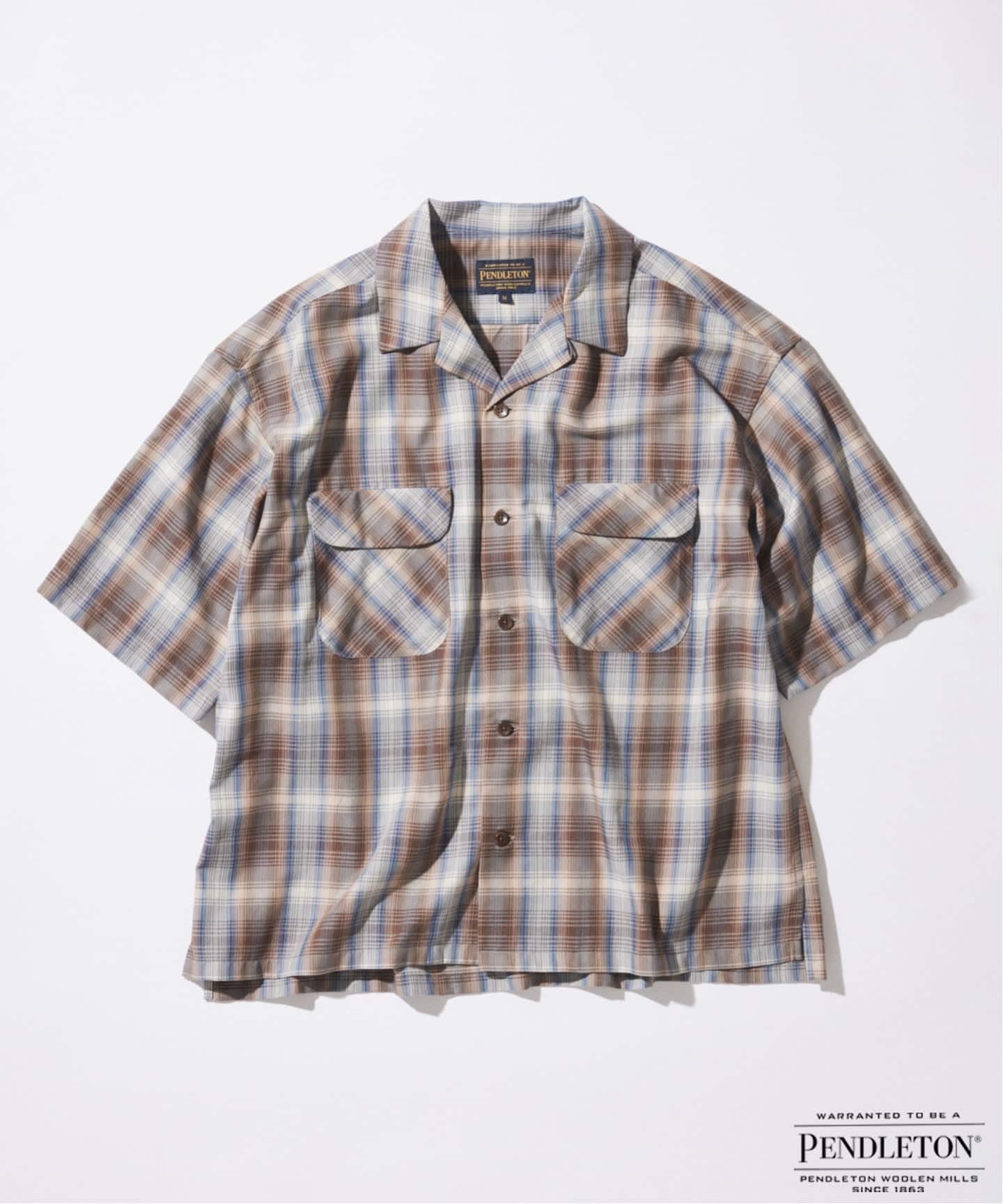 予約》PENDLETON / ペンドルトン 別注 TR ツイル 半袖 ボードシャツ