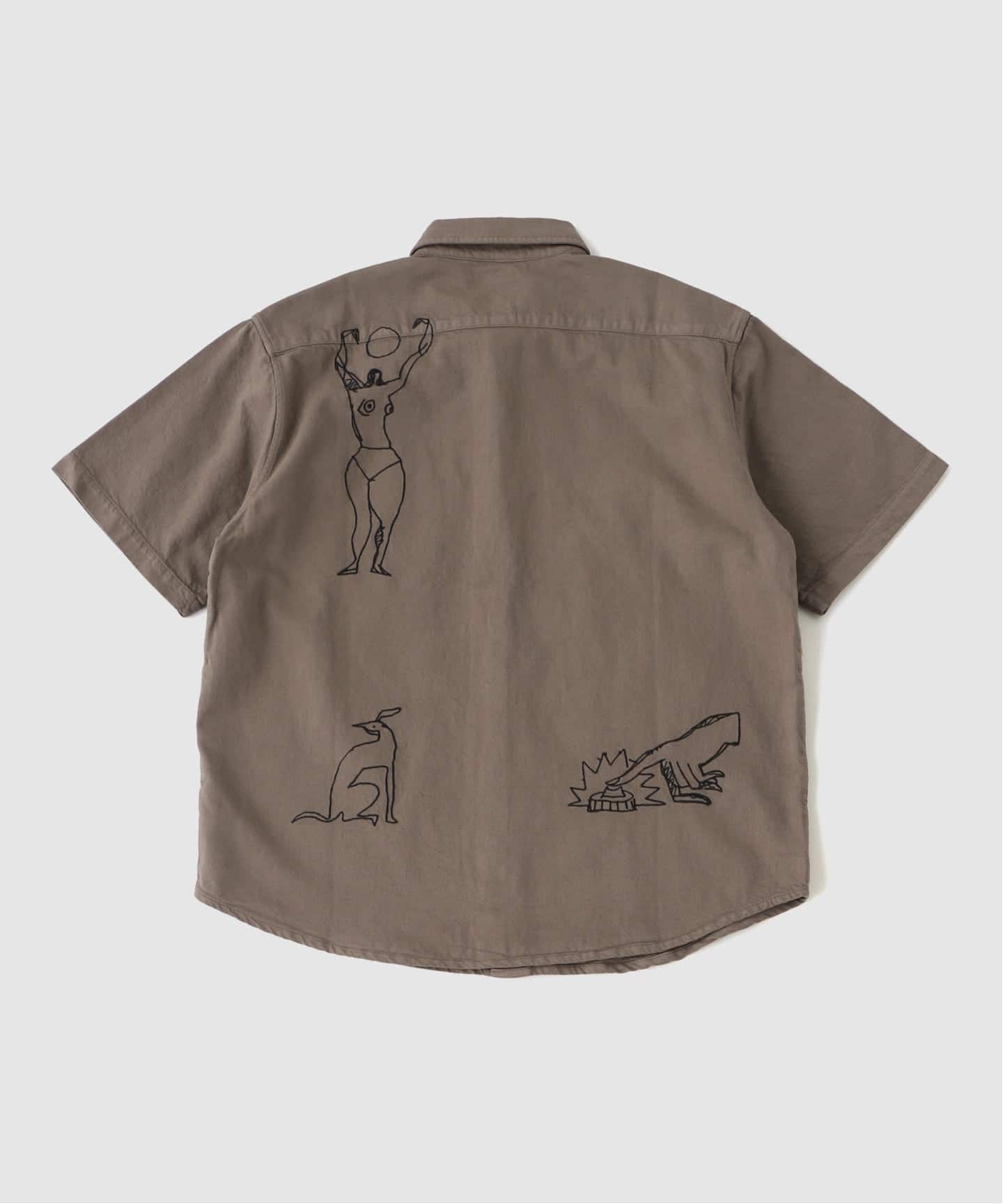 by Parra Crooked face short sleeve shirt(シャツ/ブラウス by Parra Crooked face short sleeve shirt(シャツ/ブラウス