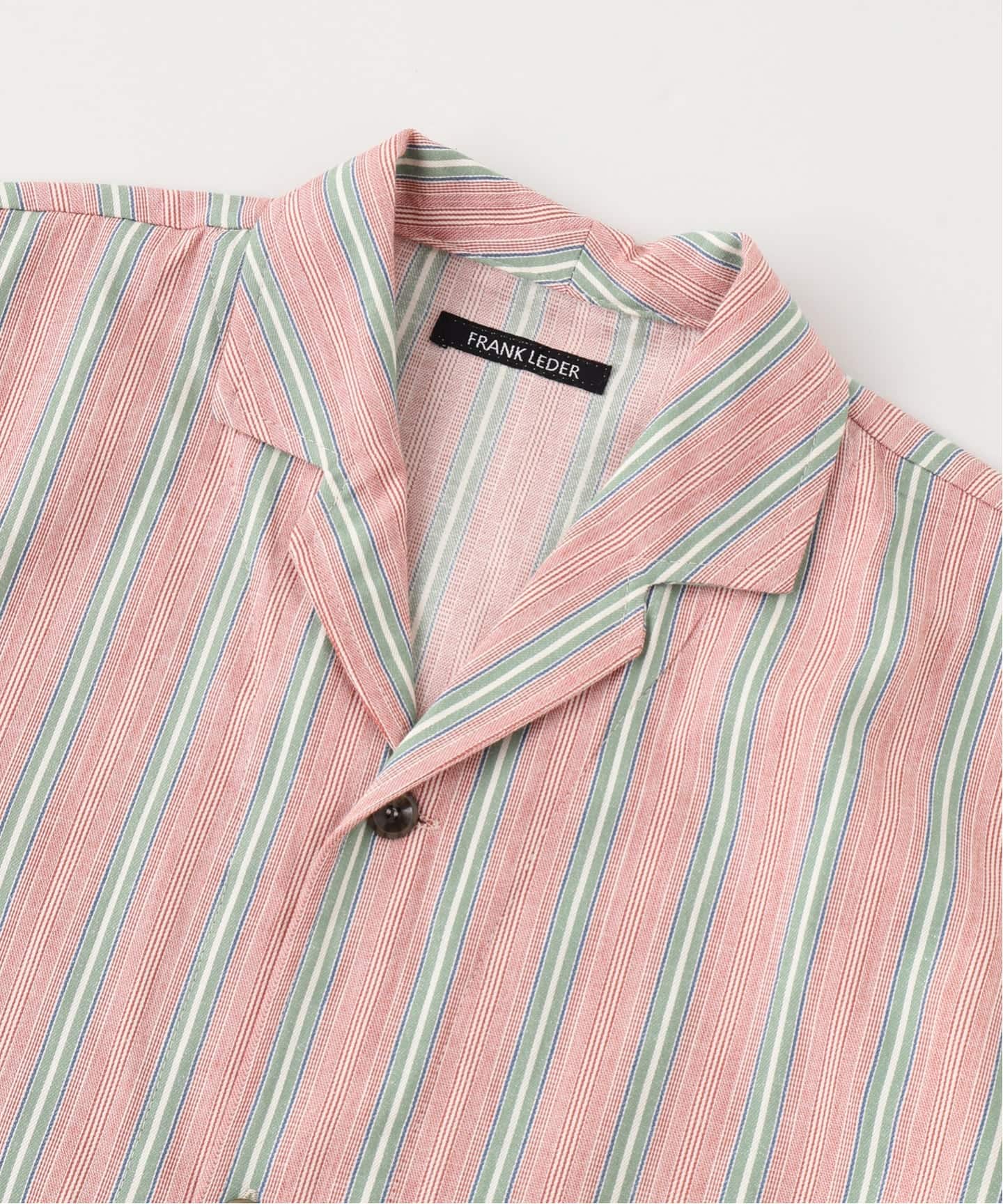 FRANK LEDER / フランクリーダー VINTAGE FOLK STRIPE C/L SH（シャツ