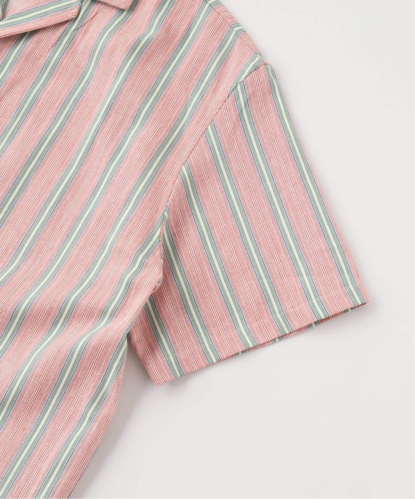 FRANK LEDER / フランクリーダー VINTAGE FOLK STRIPE C/L SH（シャツ