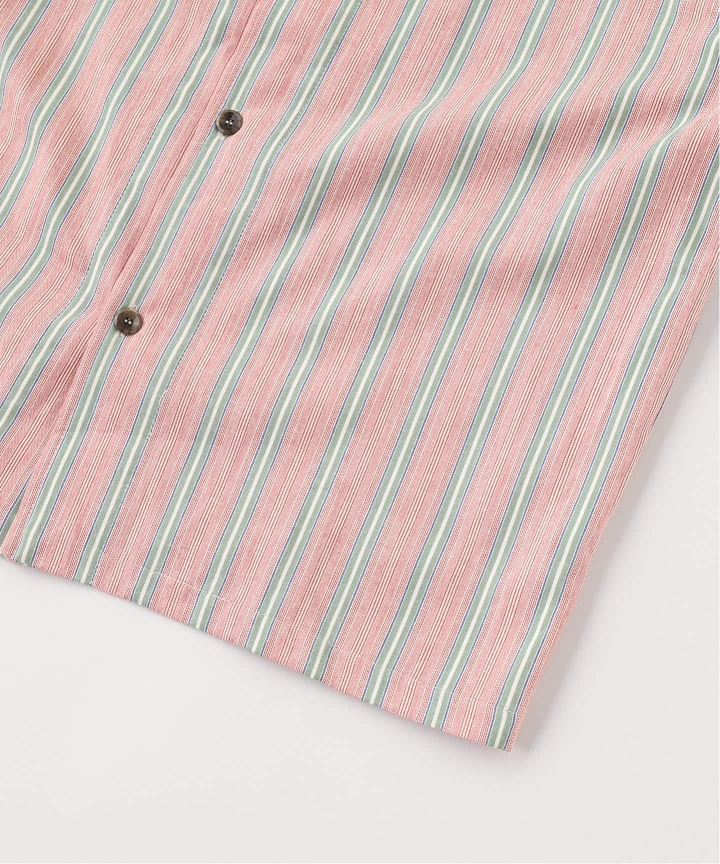 FRANK LEDER / フランクリーダー VINTAGE FOLK STRIPE C/L SH（シャツ