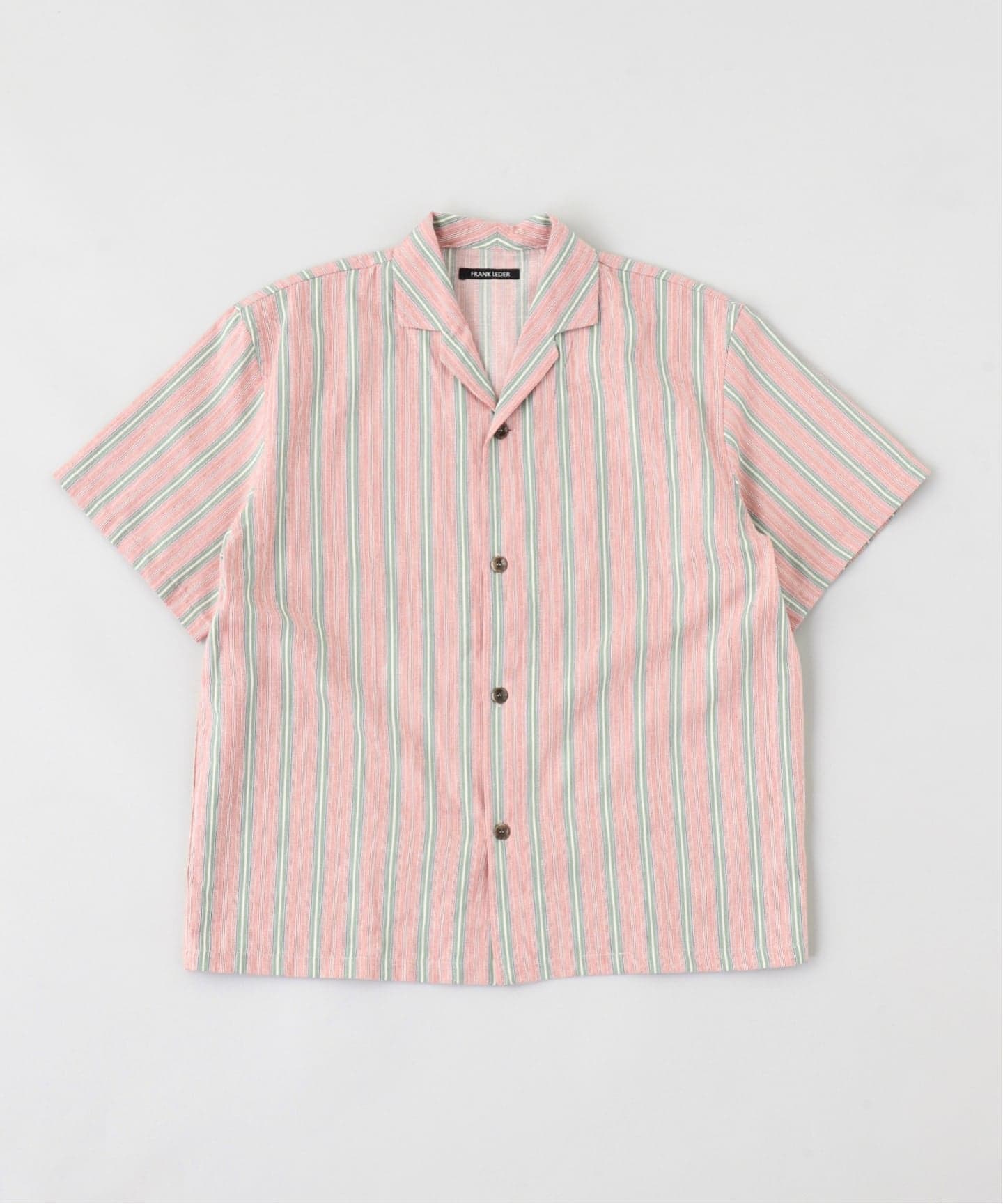 FRANK LEDER / フランクリーダー VINTAGE FOLK STRIPE C/L SH（シャツ