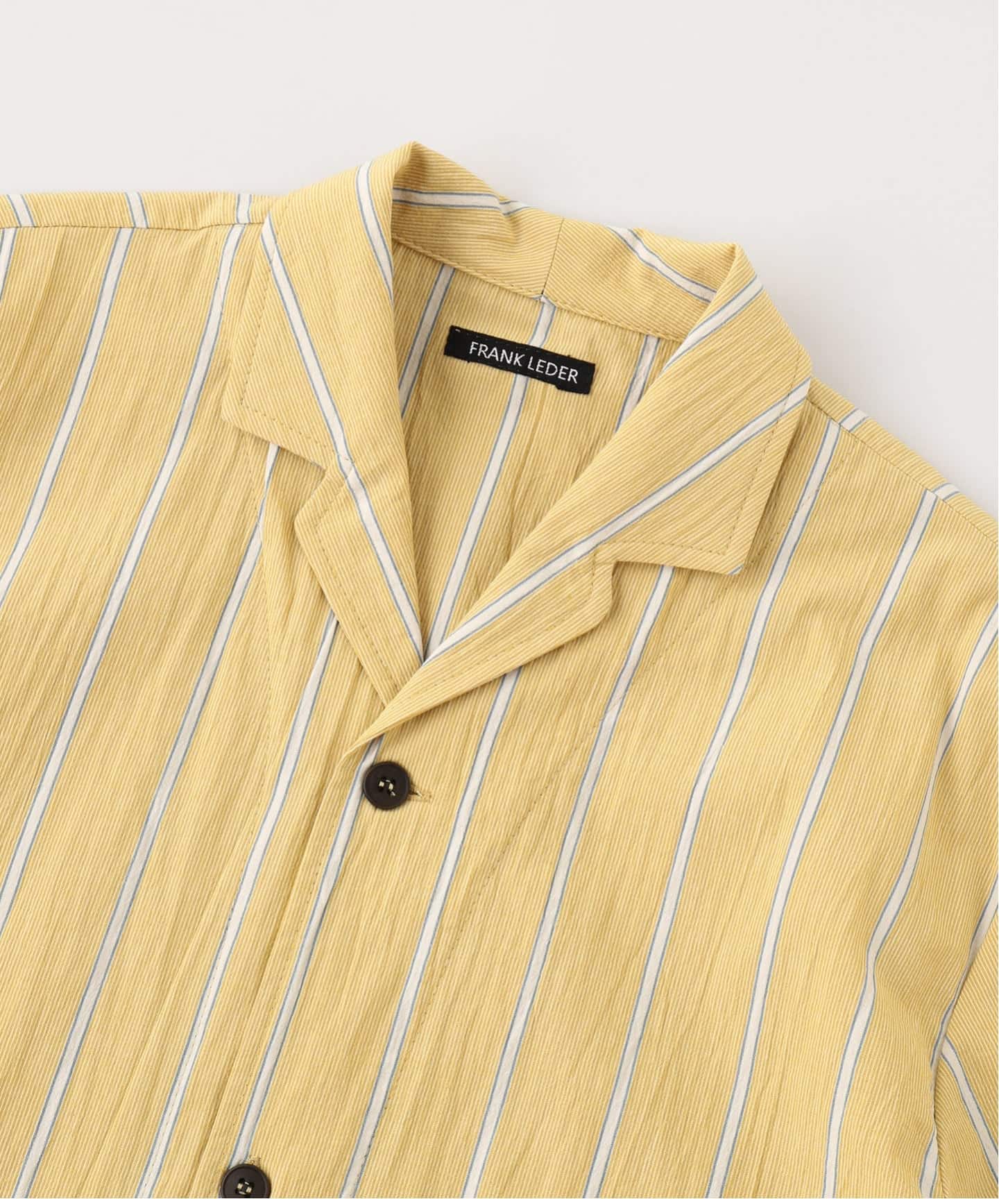 FRANK LEDER / フランクリーダー WASHED ORGANIC CTN S/S SH（シャツ