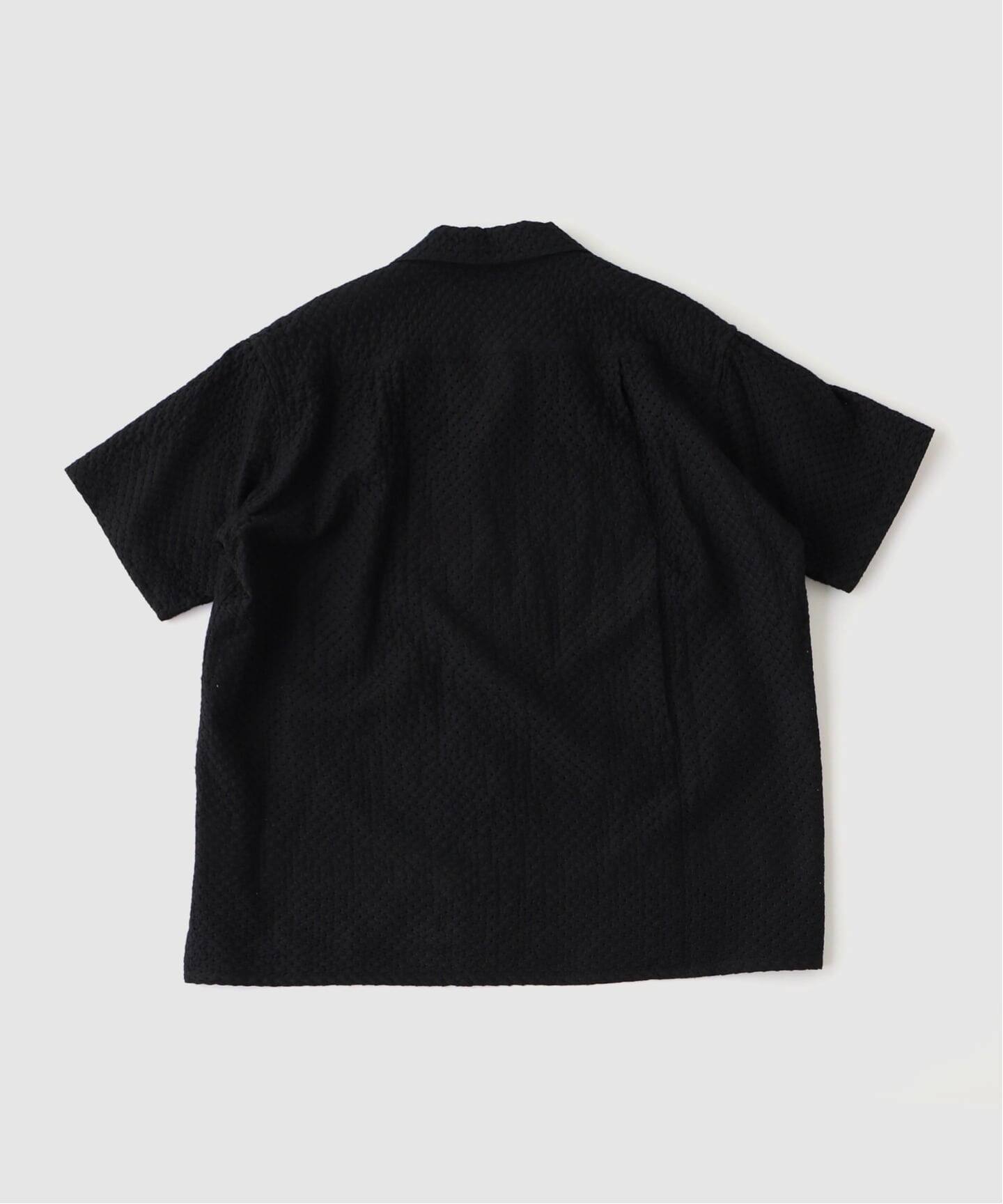 YOKE / ヨーク EMBROIDERY OPEN COLLAR SHIRT（シャツ／ブラウス 