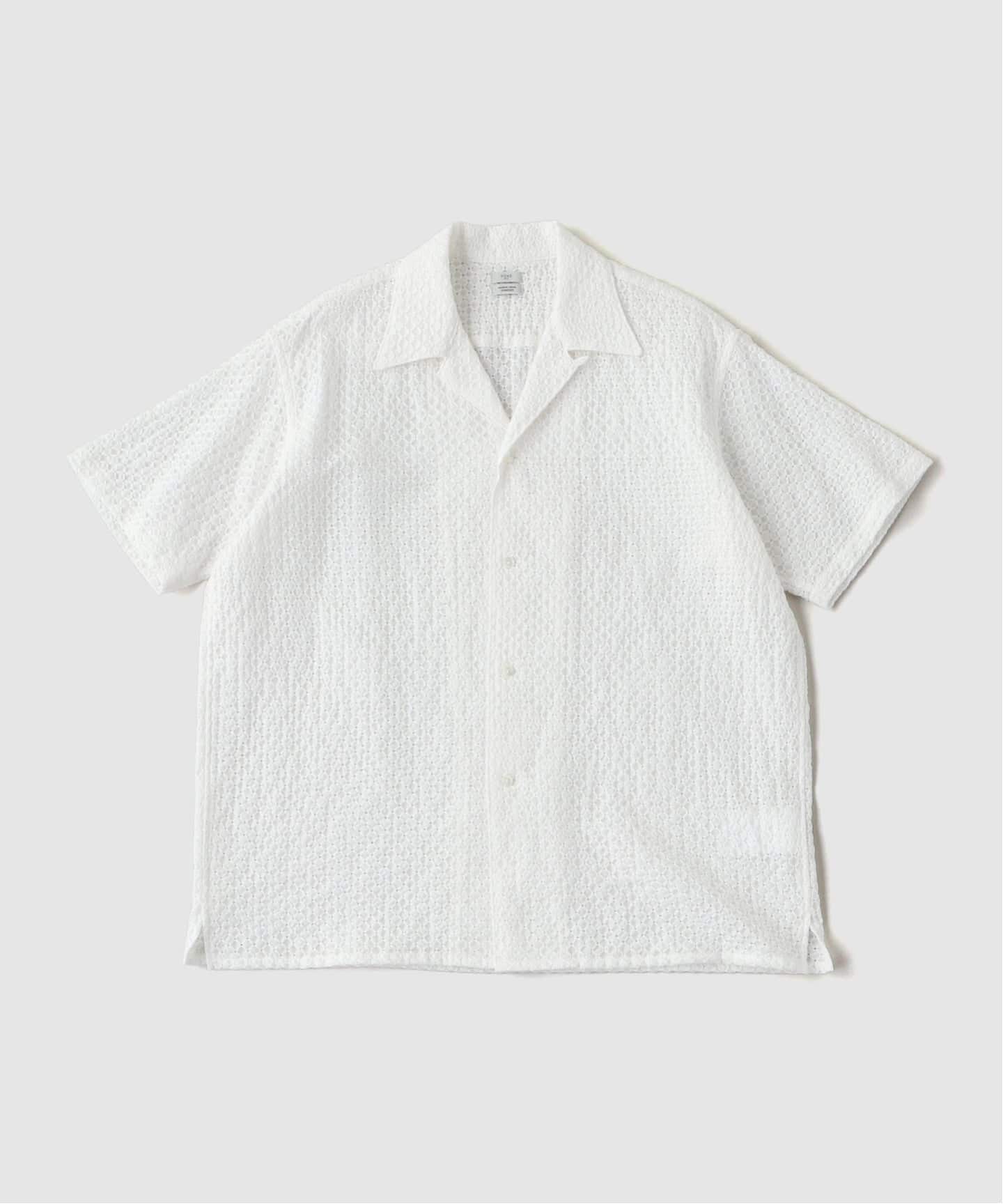 YOKE / ヨーク EMBROIDERY OPEN COLLAR SHIRT(シャツ/ブラウス YOKE / ヨーク EMBROIDERY OPEN COLLAR SHIRT(シャツ/ブラウス