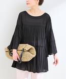 《予約》手洗い可 / ボイルクリンクルブラウス