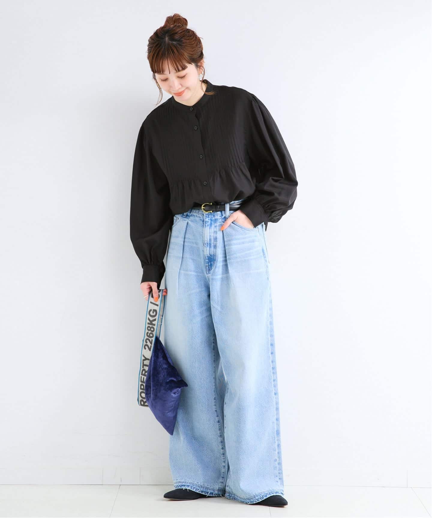 手洗い可 / ピンタックブラウス（シャツ／ブラウス）｜B.C STOCK（ベー