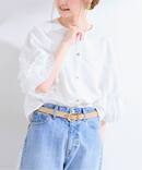 《追加》手洗い可 / UVcare / 接触冷感 / add Function フリル袖ブラウス