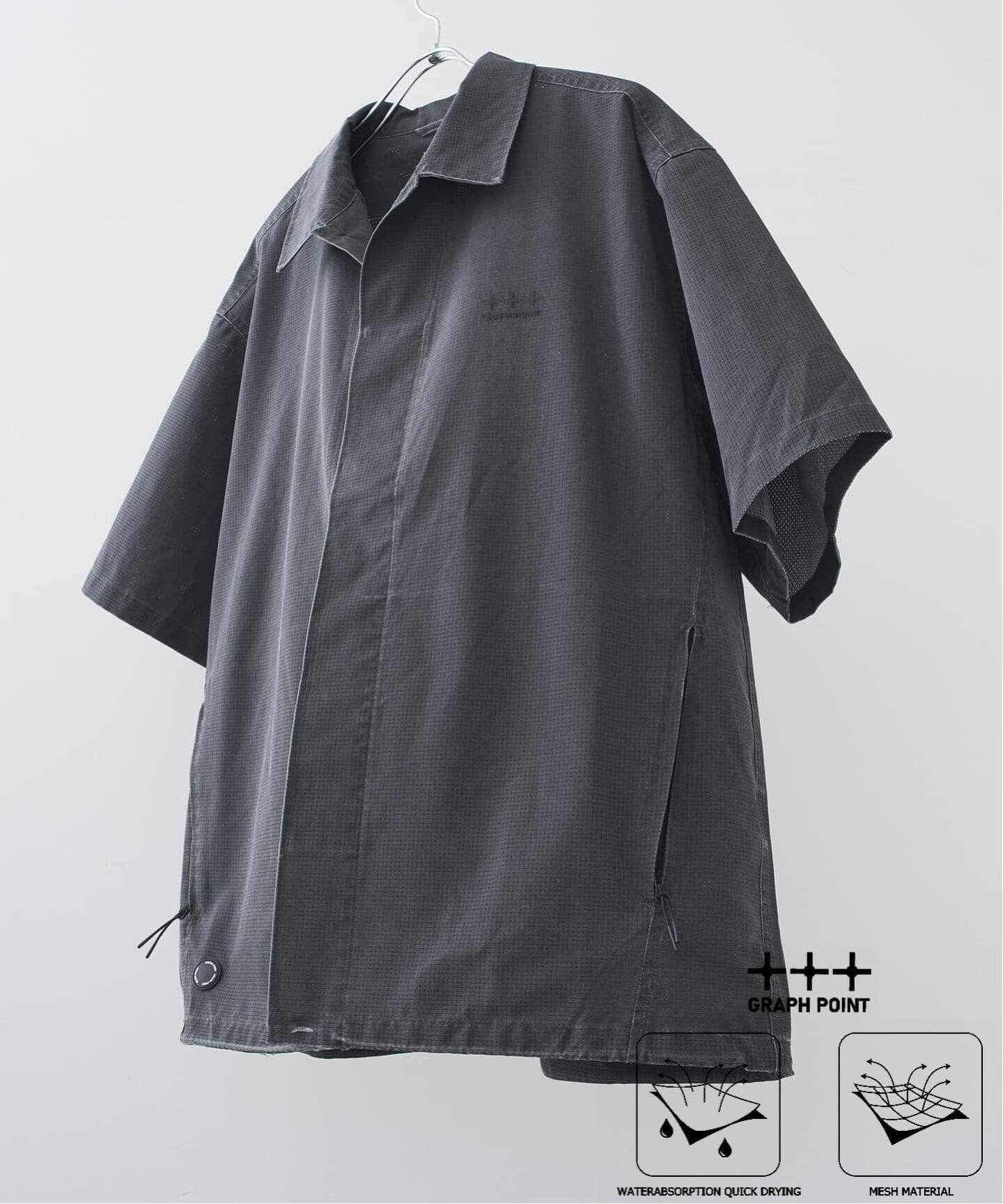 追加】FADE GRAPH POINT シャツ（シャツ／ブラウス）｜B.C STOCK（ベー 
