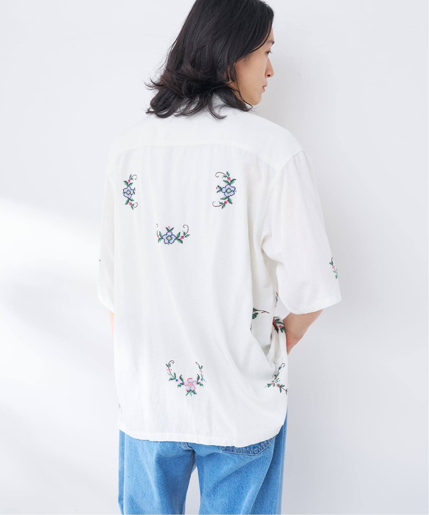 インドクロスステッチ シャツ（シャツ／ブラウス）｜B.C STOCK（ベー