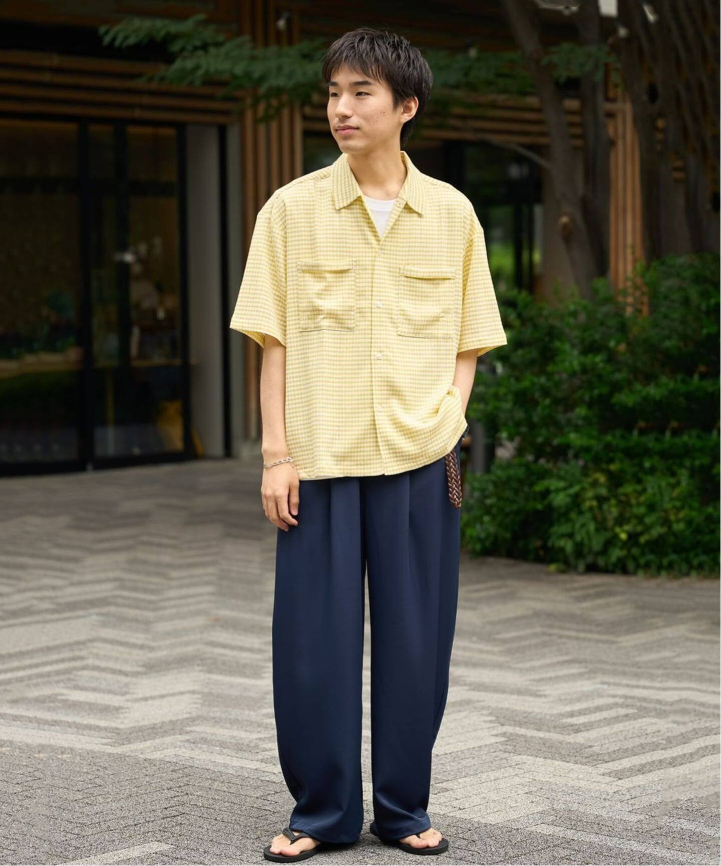 ヨウリュウミニチェックシャツ（シャツ／ブラウス）｜B.C STOCK（ベー