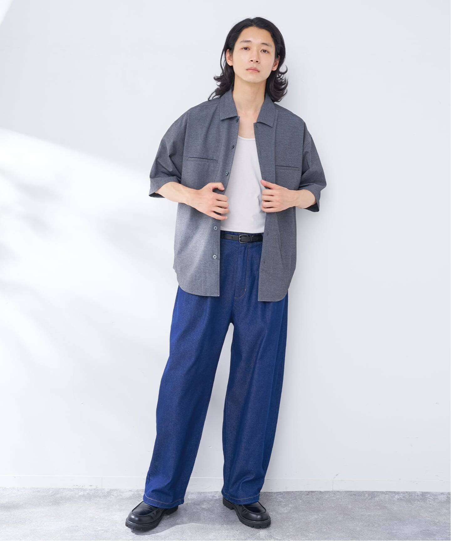 ハンドステッチライクシャツ（シャツ／ブラウス）｜B.C STOCK（ベー 