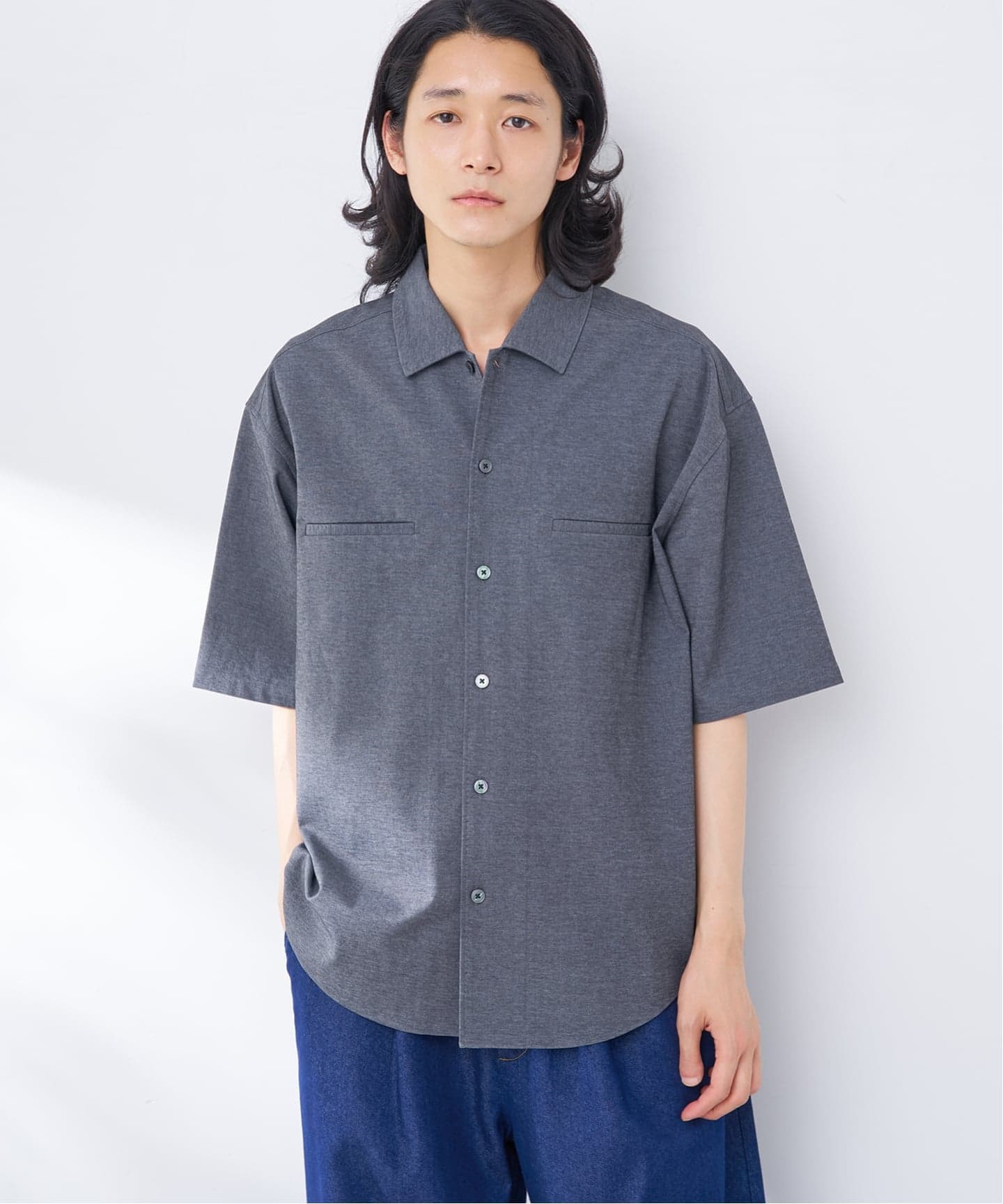 ハンドステッチライクシャツ（シャツ／ブラウス）｜B.C STOCK（ベー