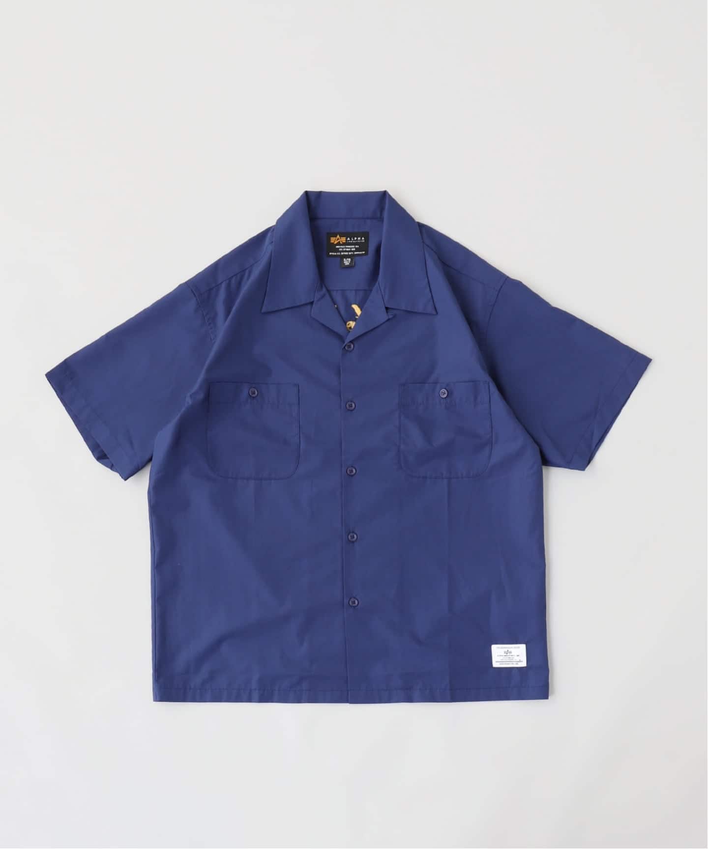 ALPHA INDUSTRIES / アルファ インダストリーズ EMB TC WORK S/S SHIRT