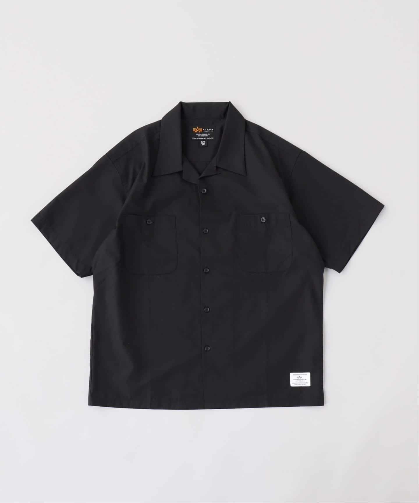 ALPHA INDUSTRIES / アルファ インダストリーズ EMB TC WORK S/S SHIRT