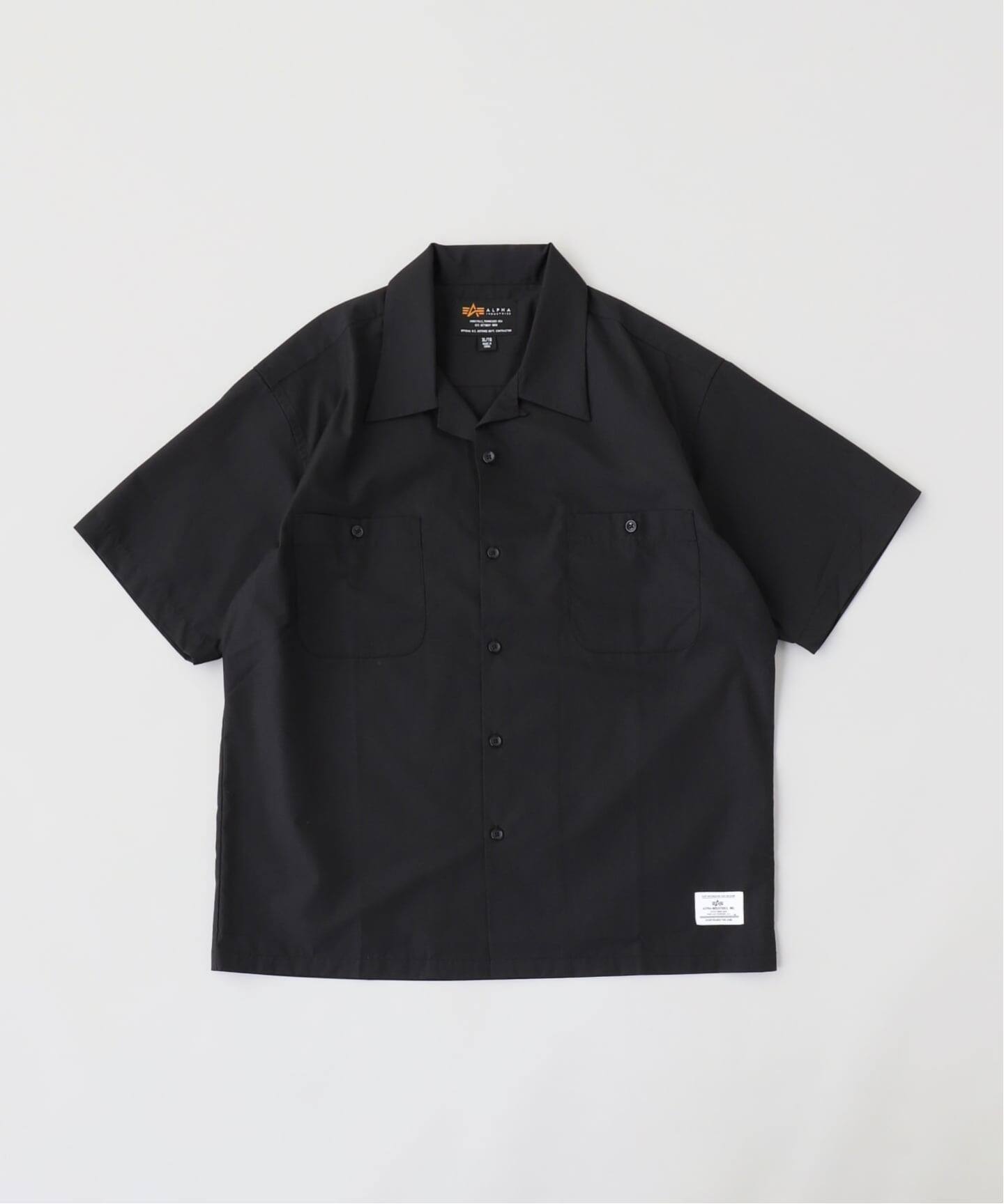 ALPHA INDUSTRIES / アルファ インダストリーズ EMB TC WORK S/S SHIRT 