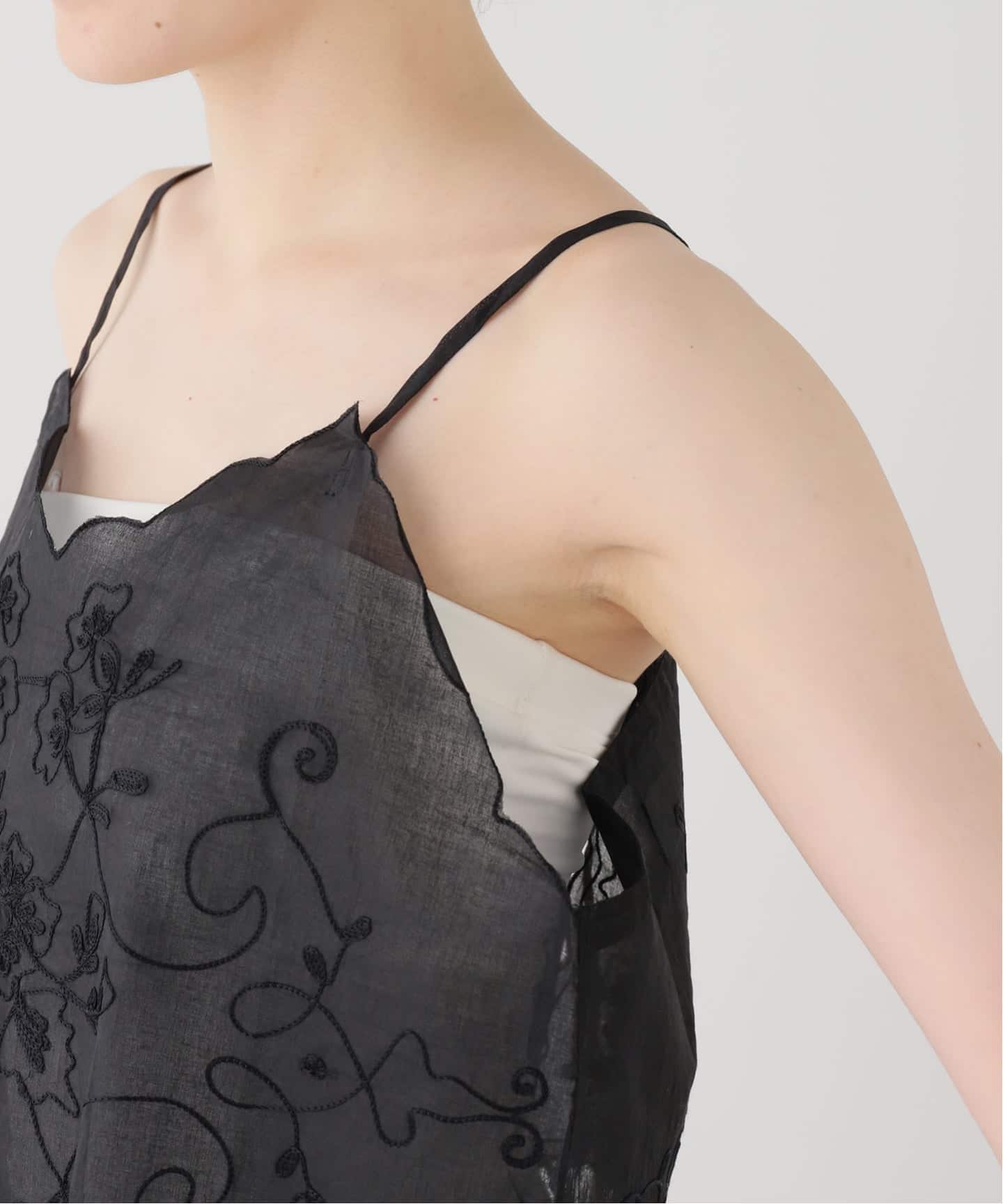 SARA MALLIKA/サラマリカ】 Organza Cami Top（シャツ／ブラウス