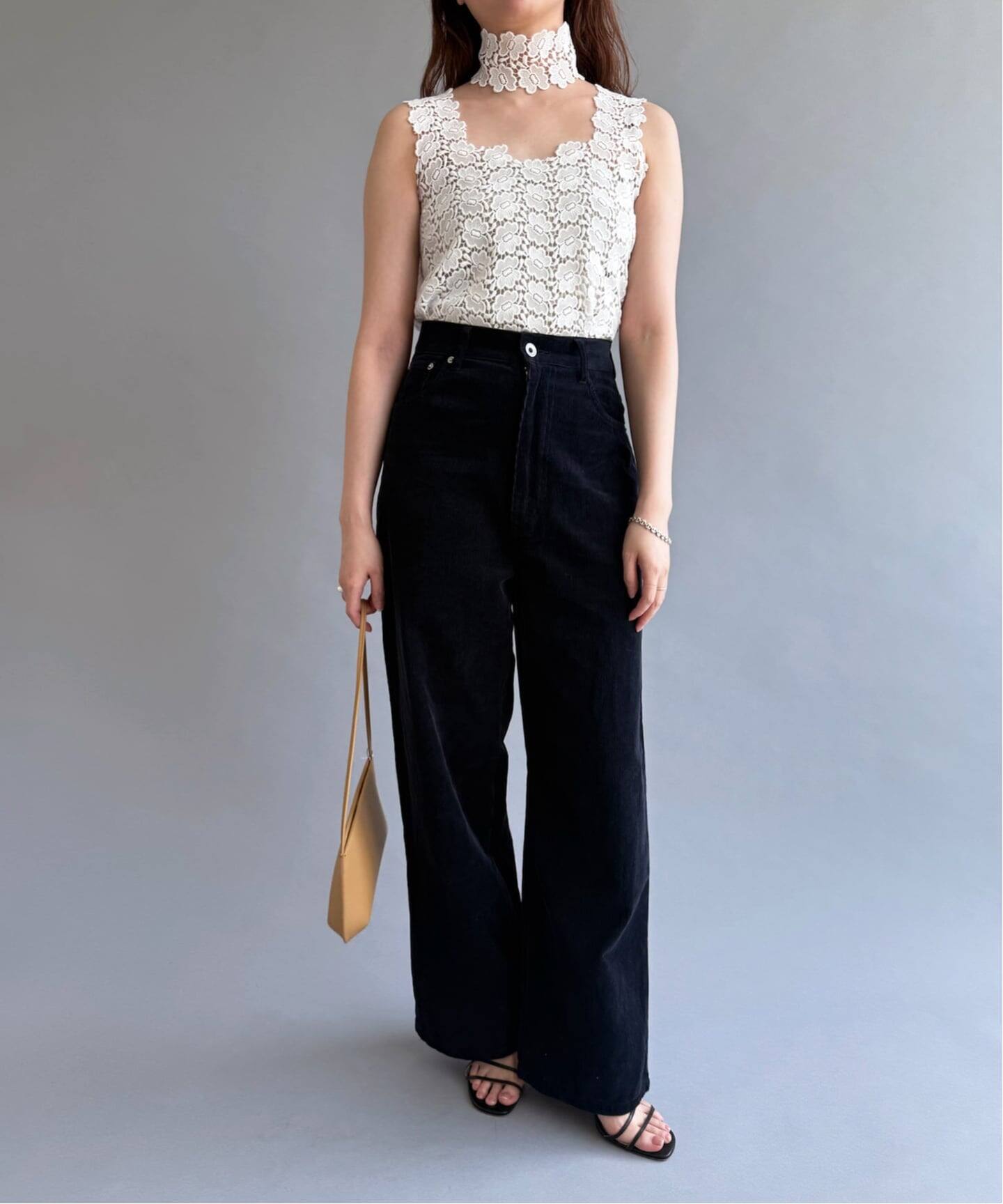 PAN/パン】BISCHOFF BUTTERFLY LACE TANKTOP（シャツ／ブラウス