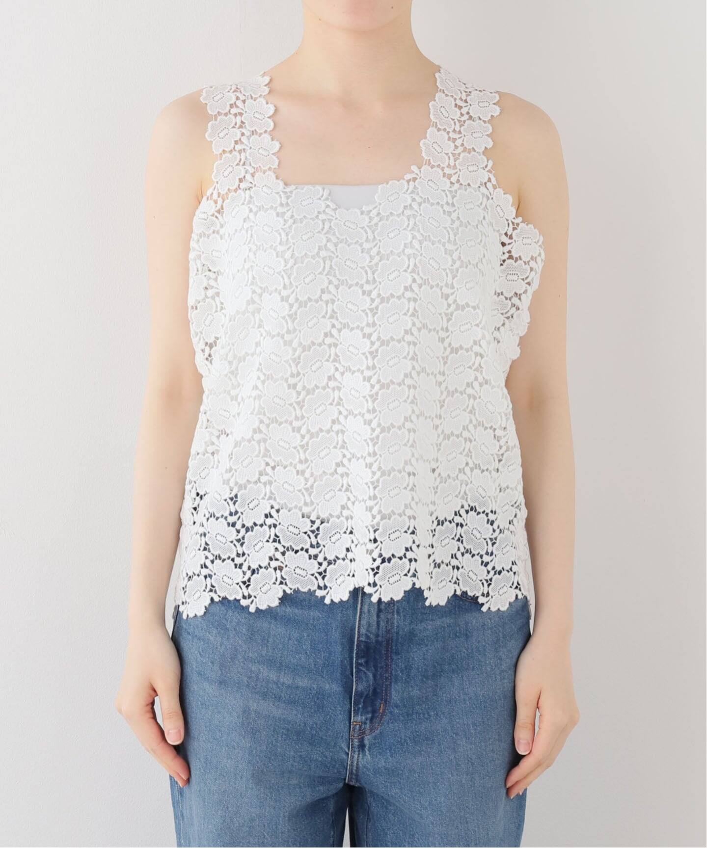 PANレースブラウス VONIQUE / pan/ bischoff butterfly lace s/s blouse