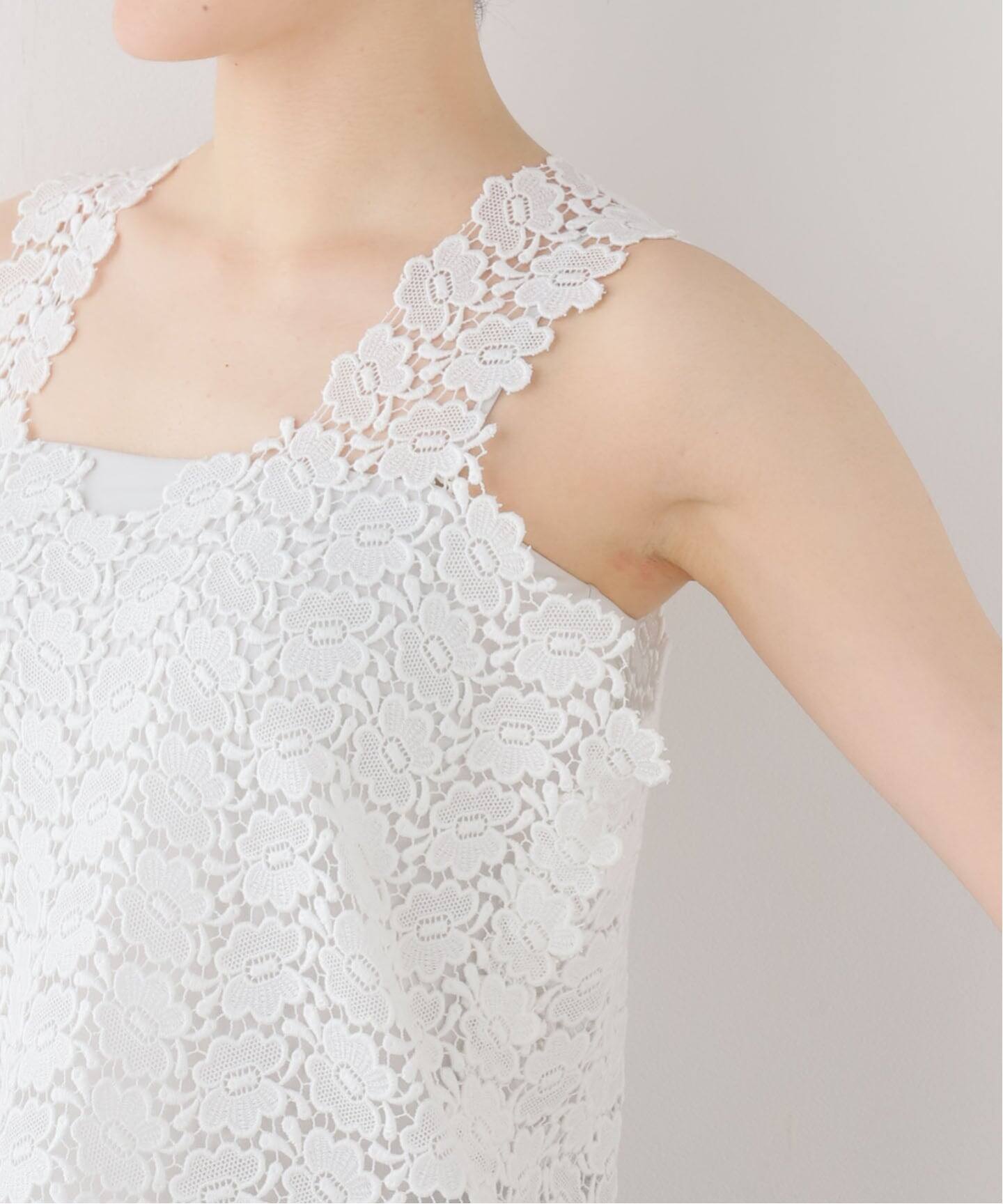 PAN/パン】BISCHOFF BUTTERFLY LACE TANKTOP（シャツ／ブラウス