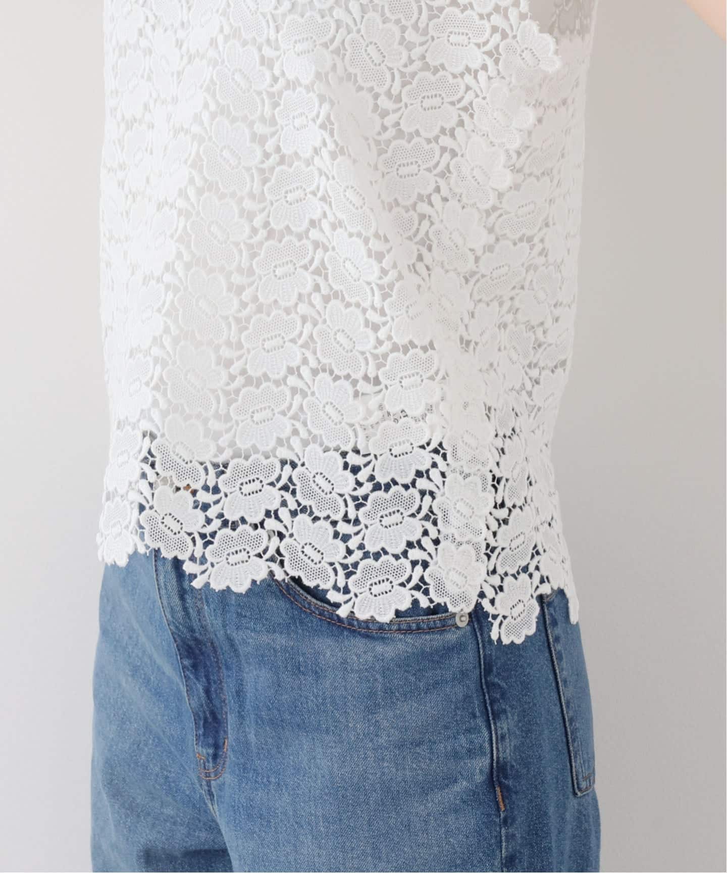 PAN/パン】BISCHOFF BUTTERFLY LACE TANKTOP（シャツ／ブラウス