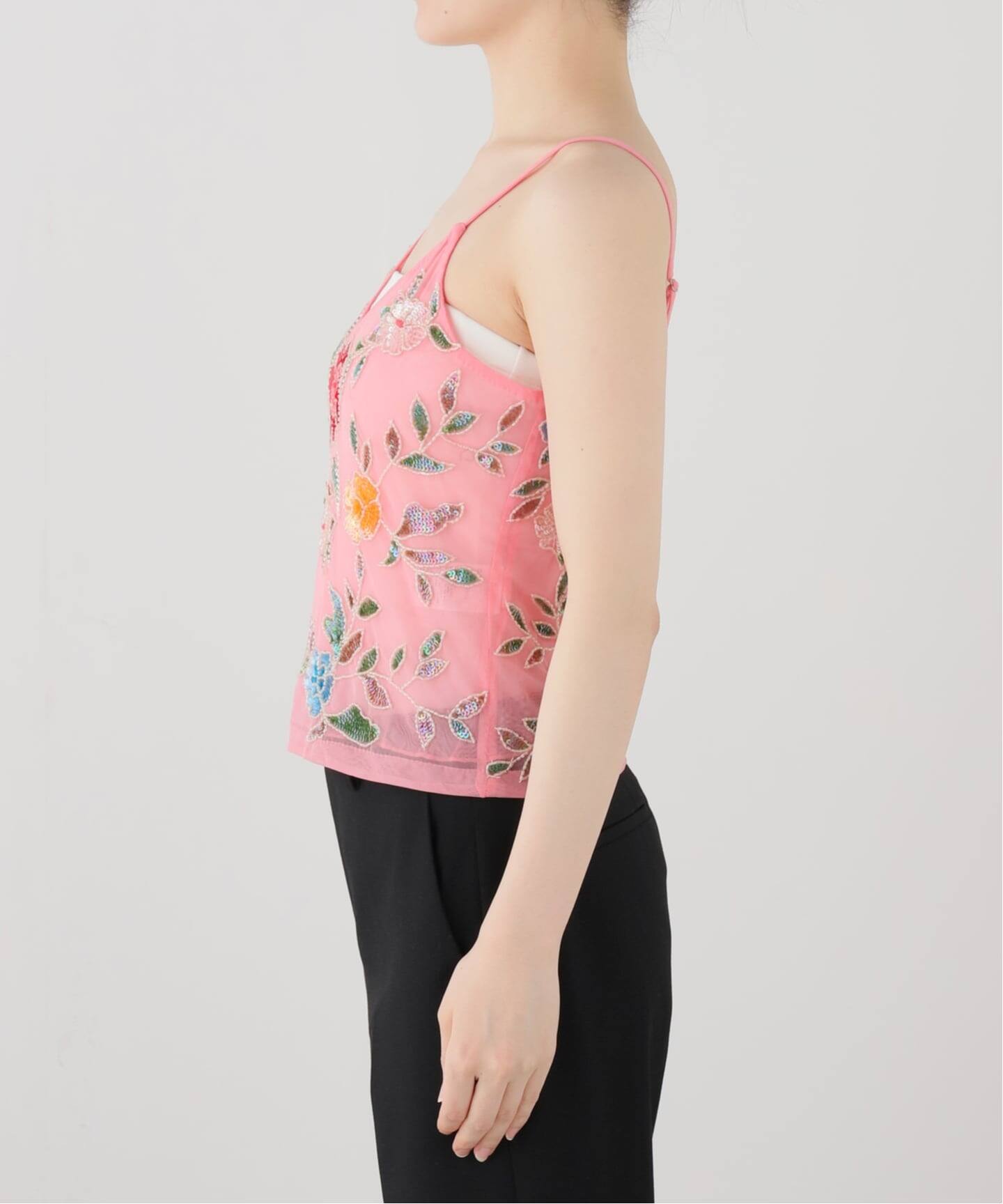 Tach clothing／タッチ クロージング】 Ezra Floral Embroidery Top
