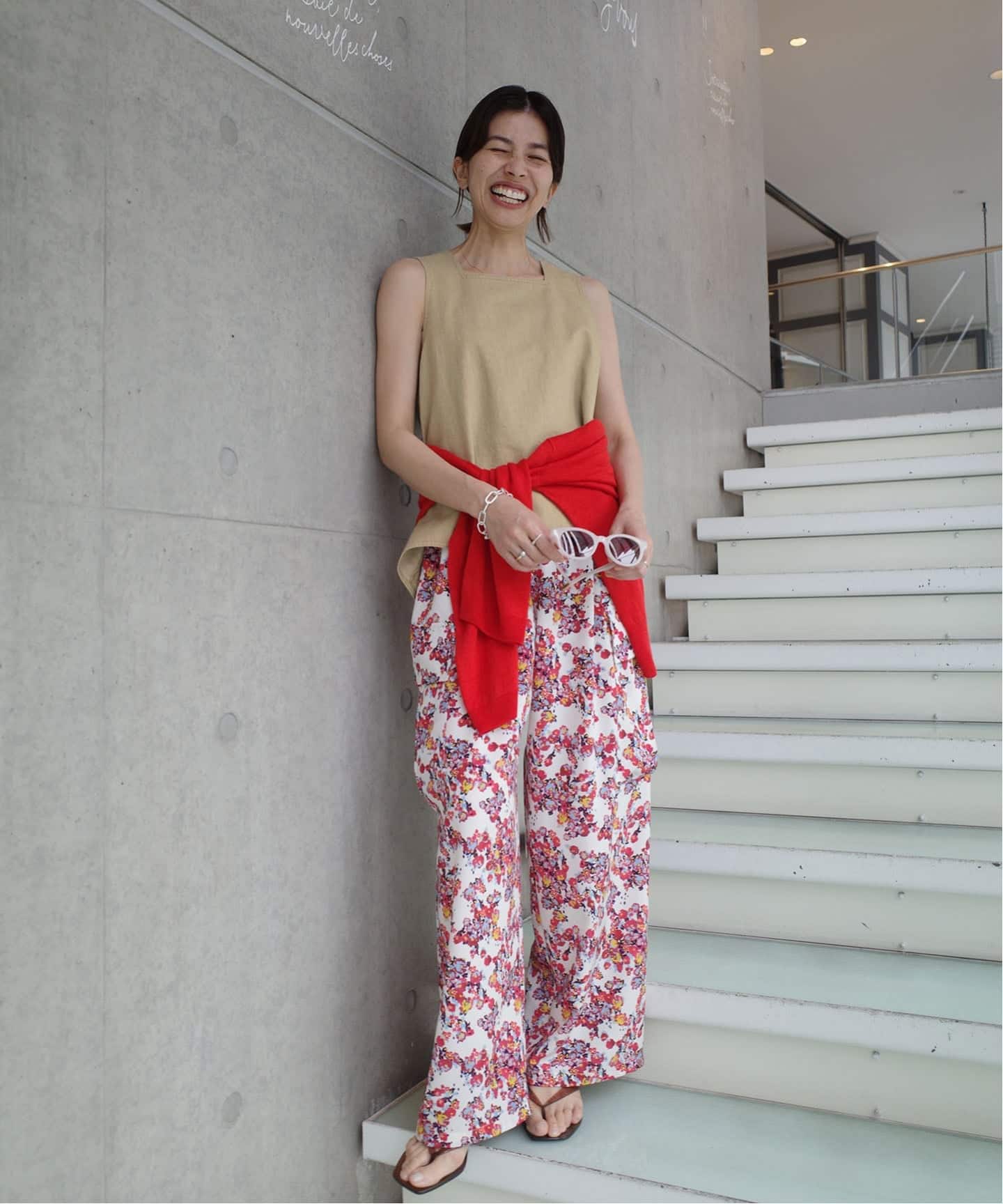 一部店舗限定》Maison IENA デニムキャミブラウス（シャツ／ブラウス