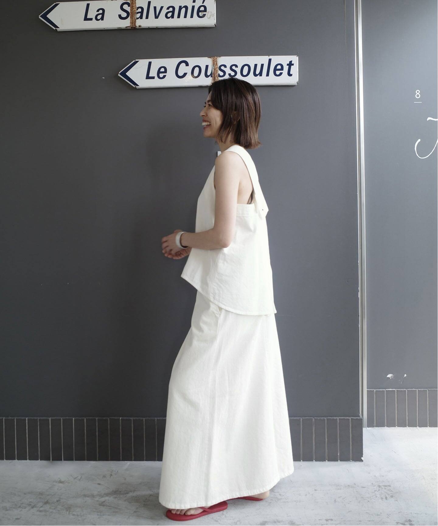 一部店舗限定》Maison IENA デニムキャミブラウス（シャツ／ブラウス