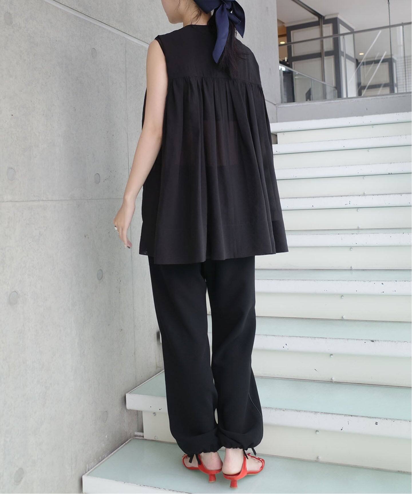 一部店舗限定》Maison IENA シアーノースリーブブラウス（シャツ 