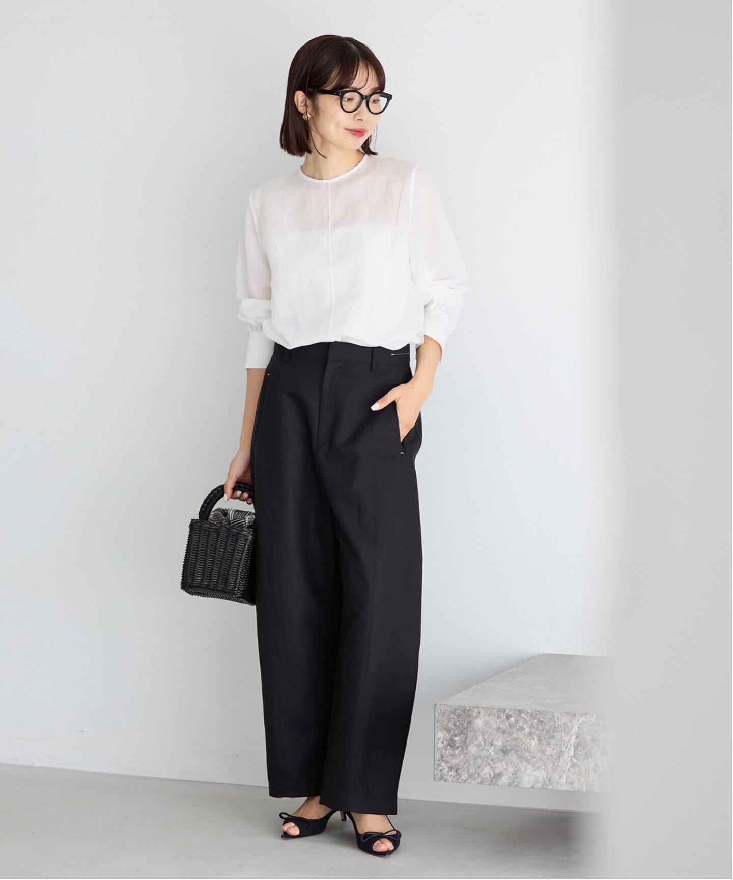 新品 イエナ ラミーリヨセルノーカラーブラウス 新色/WEB限定/追加2予約》ラミーリヨセルノーカラーブラウス（シャツ