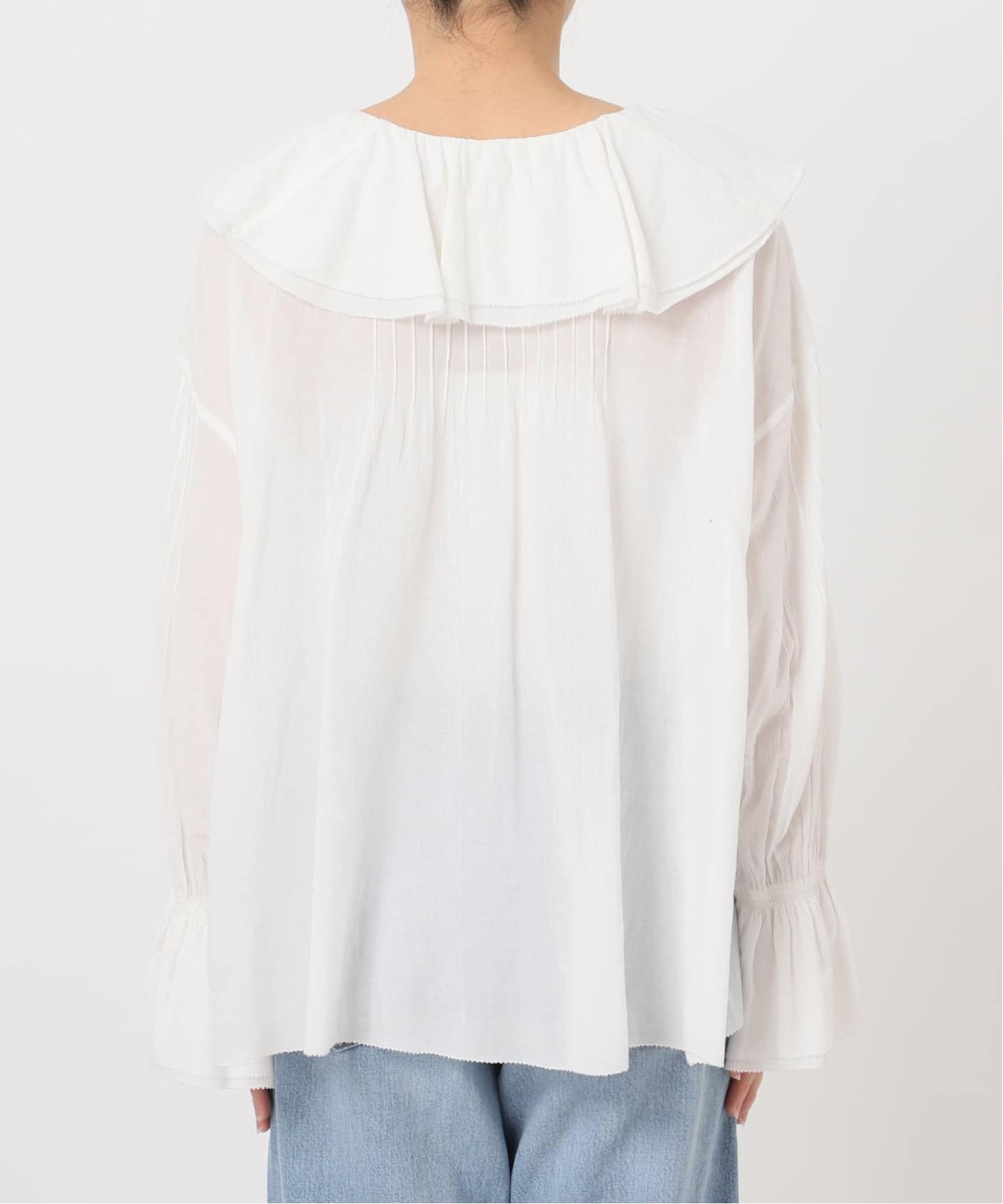 フリルピンタックブラウス（シャツ／ブラウス）｜IENA（イエナ）の通販