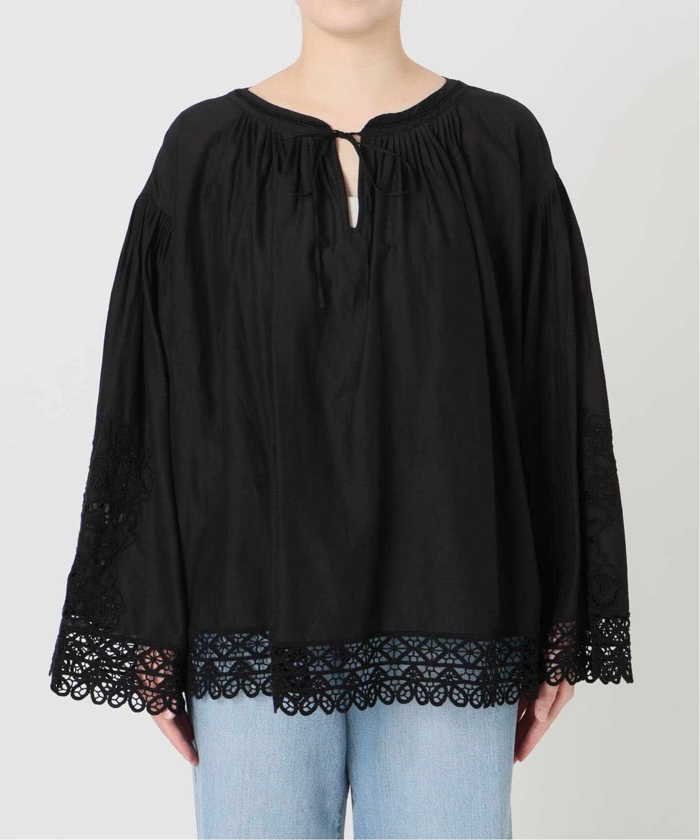 IENA  カットワークレースブラウス 新品 IENA（イエナ） ブラウス シャツ カットワークレースブラウス