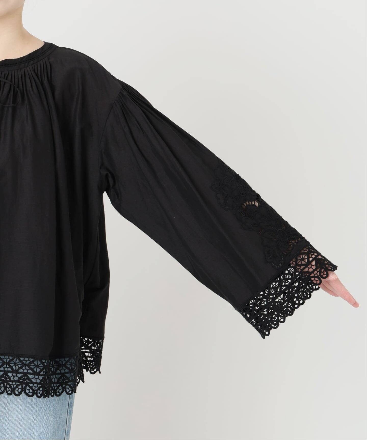 予約》カットワークレースブラウス（シャツ／ブラウス）｜IENA（イエナ