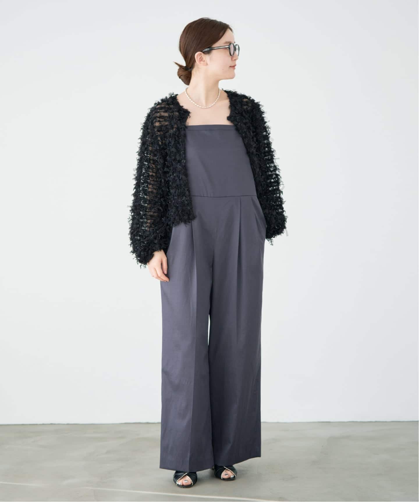 追加予約》チュールテープ カーディガン（カーディガン）｜IENA