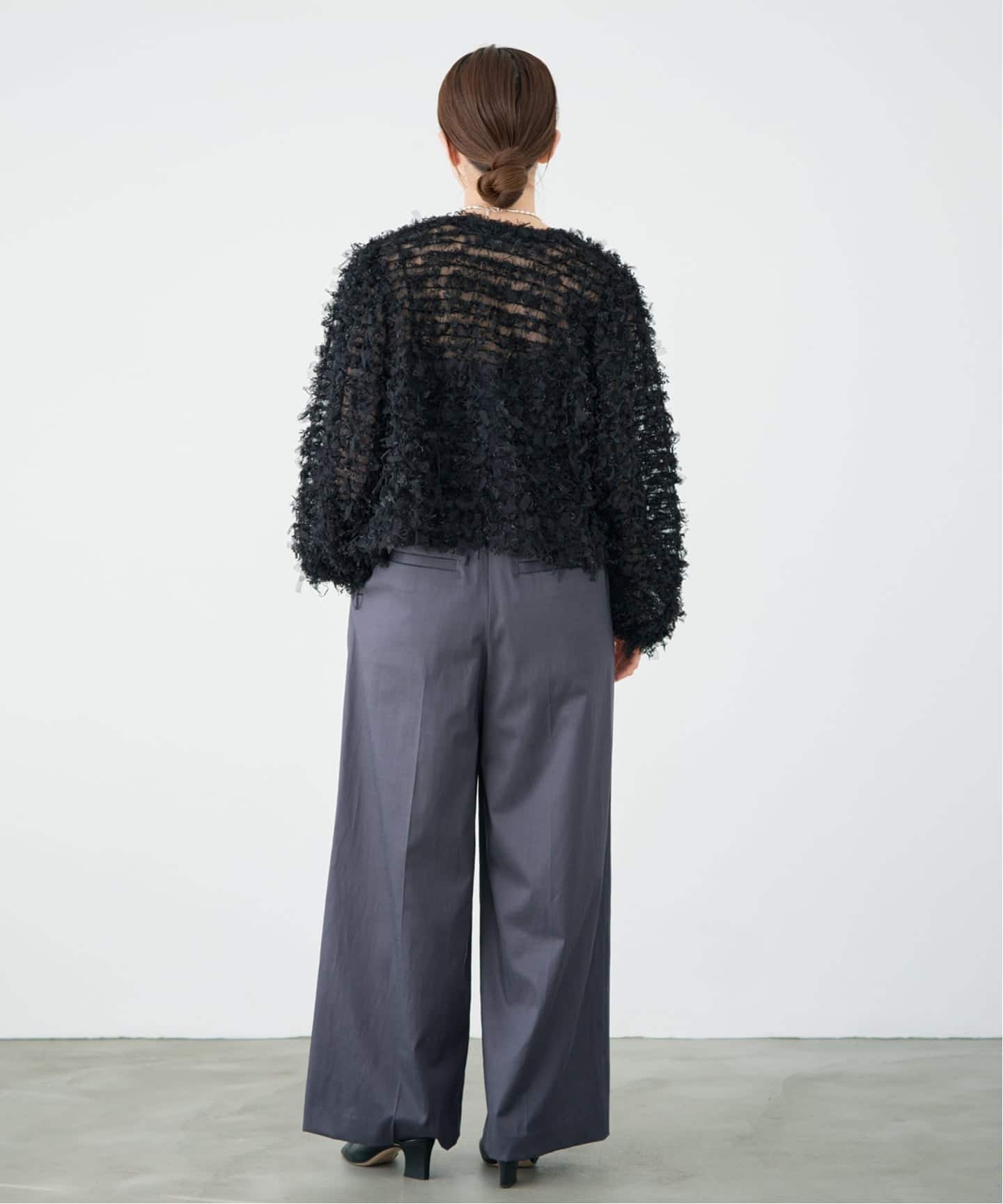 IENA チュールテープカーディガン 追加予約》チュールテープ カーディガン（カーディガン）｜IENA